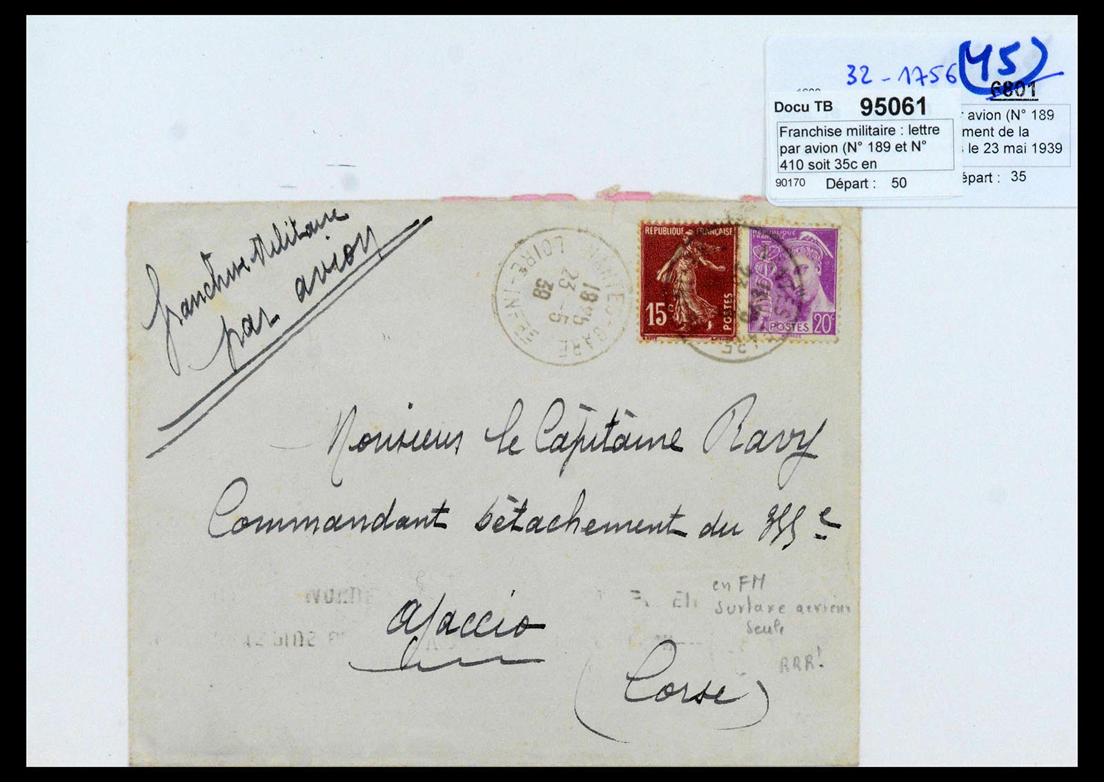 39122 0001 - Stamp collection 39122 France covers 1870-1960.
