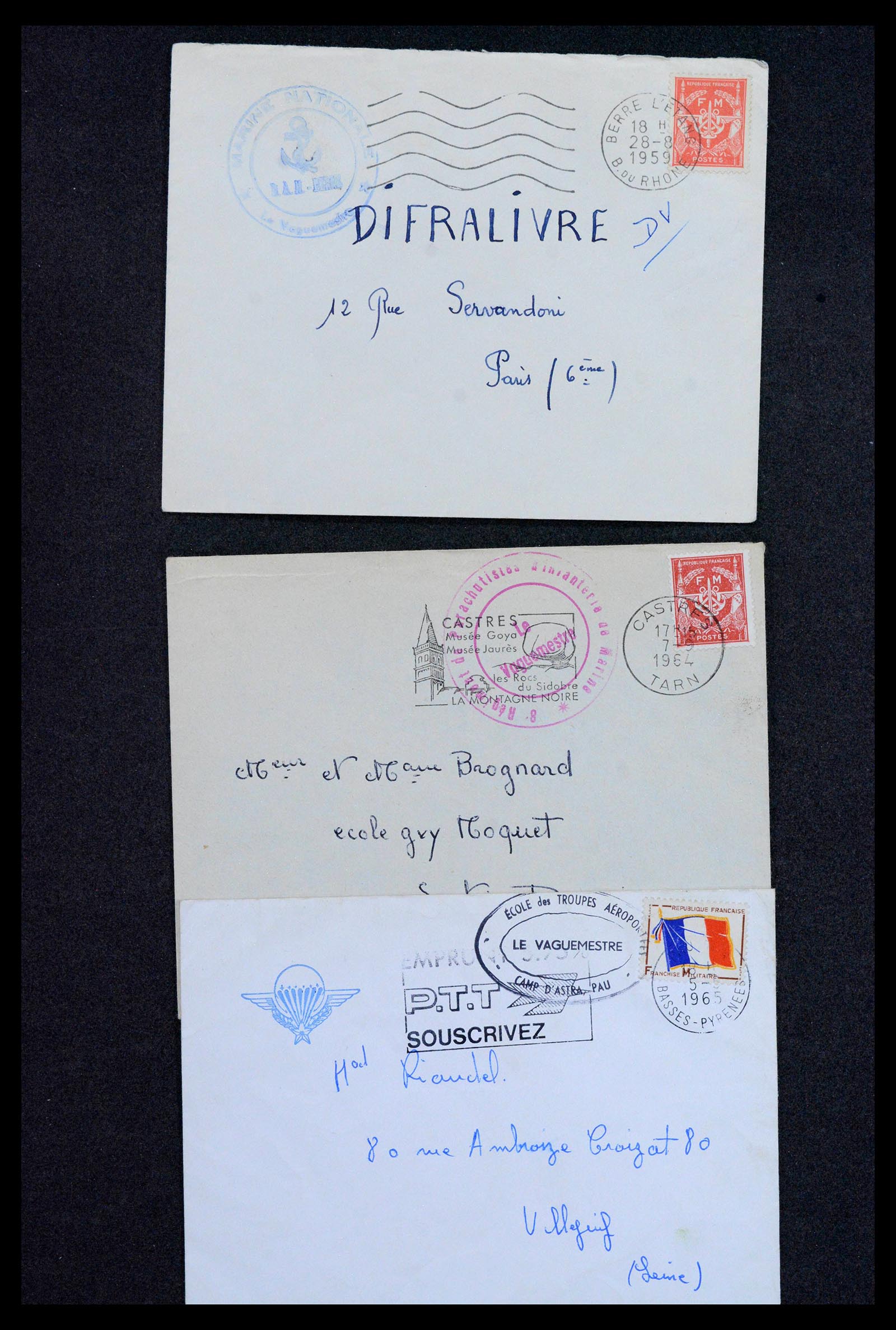 39122 0021 - Stamp collection 39122 France covers 1870-1960.