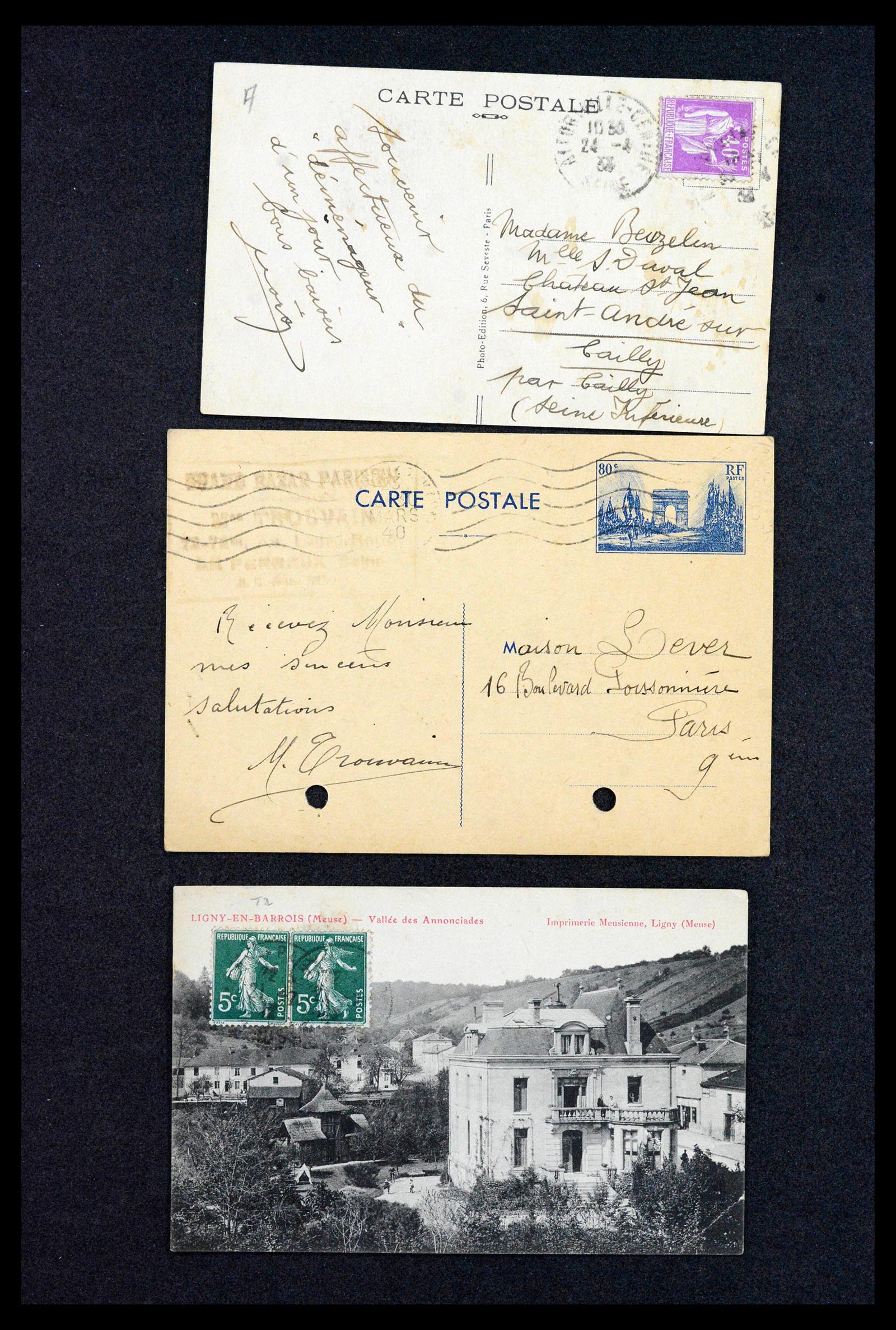 39122 0025 - Stamp collection 39122 France covers 1870-1960.