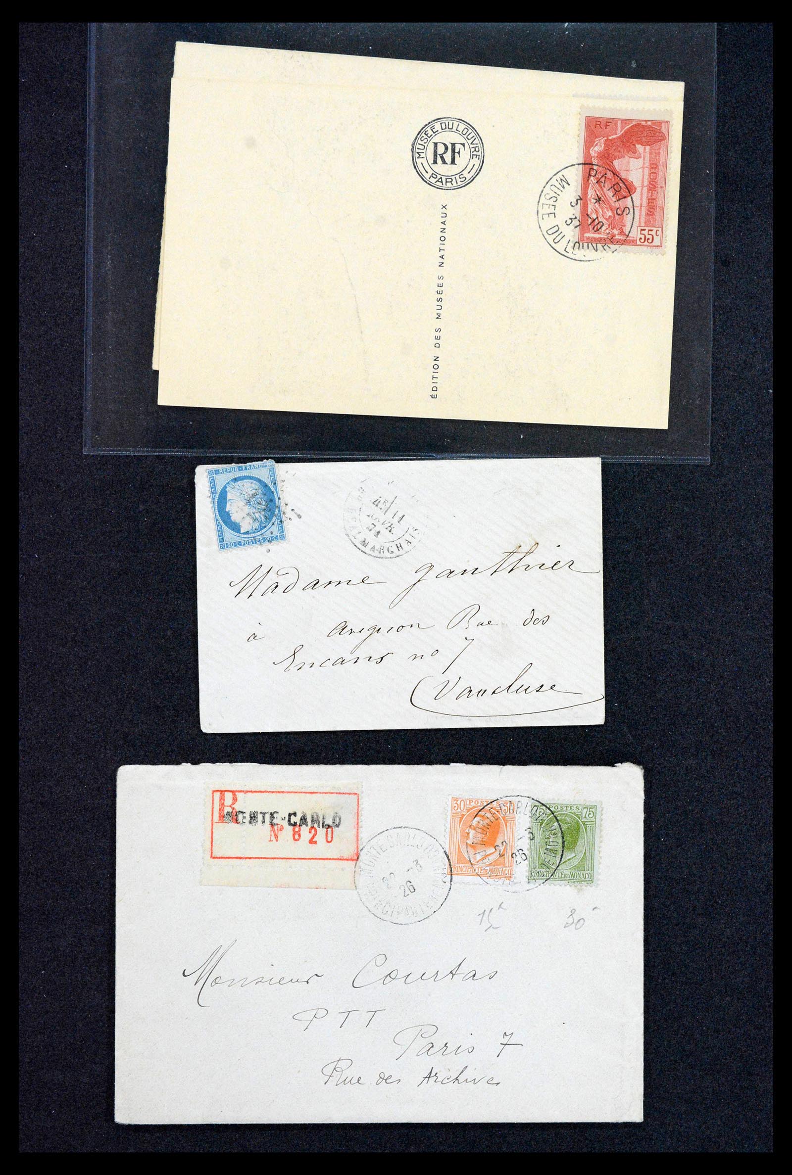 39122 0027 - Stamp collection 39122 France covers 1870-1960.