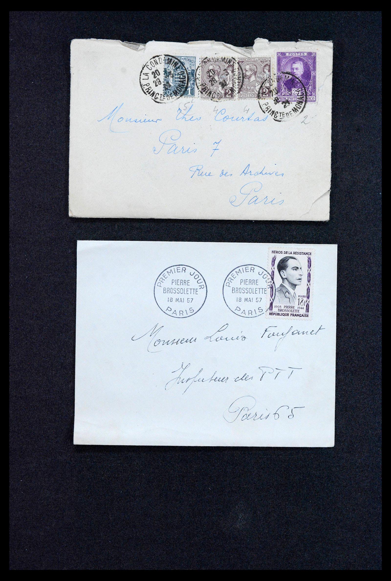 39122 0029 - Stamp collection 39122 France covers 1870-1960.