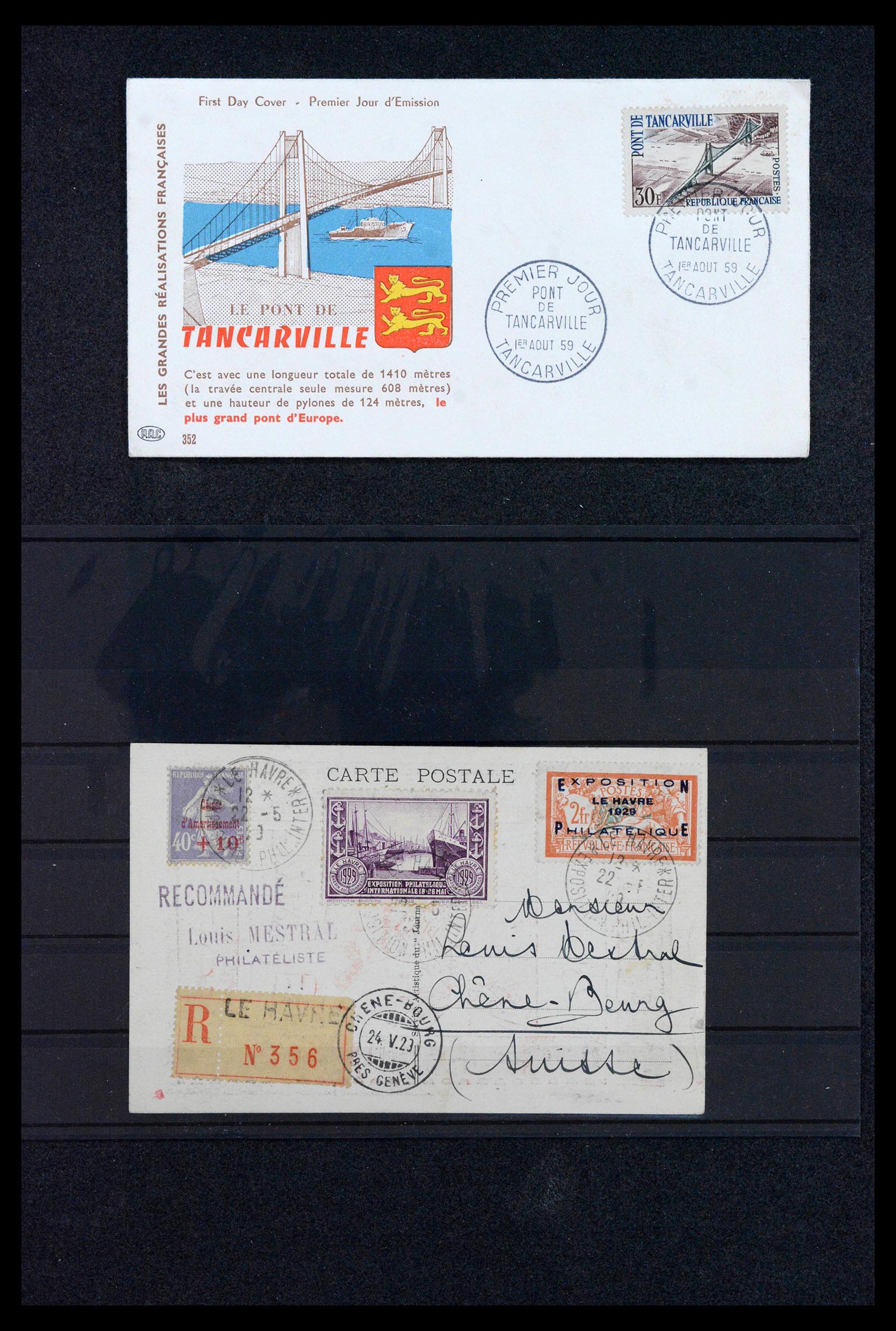 39122 0031 - Stamp collection 39122 France covers 1870-1960.
