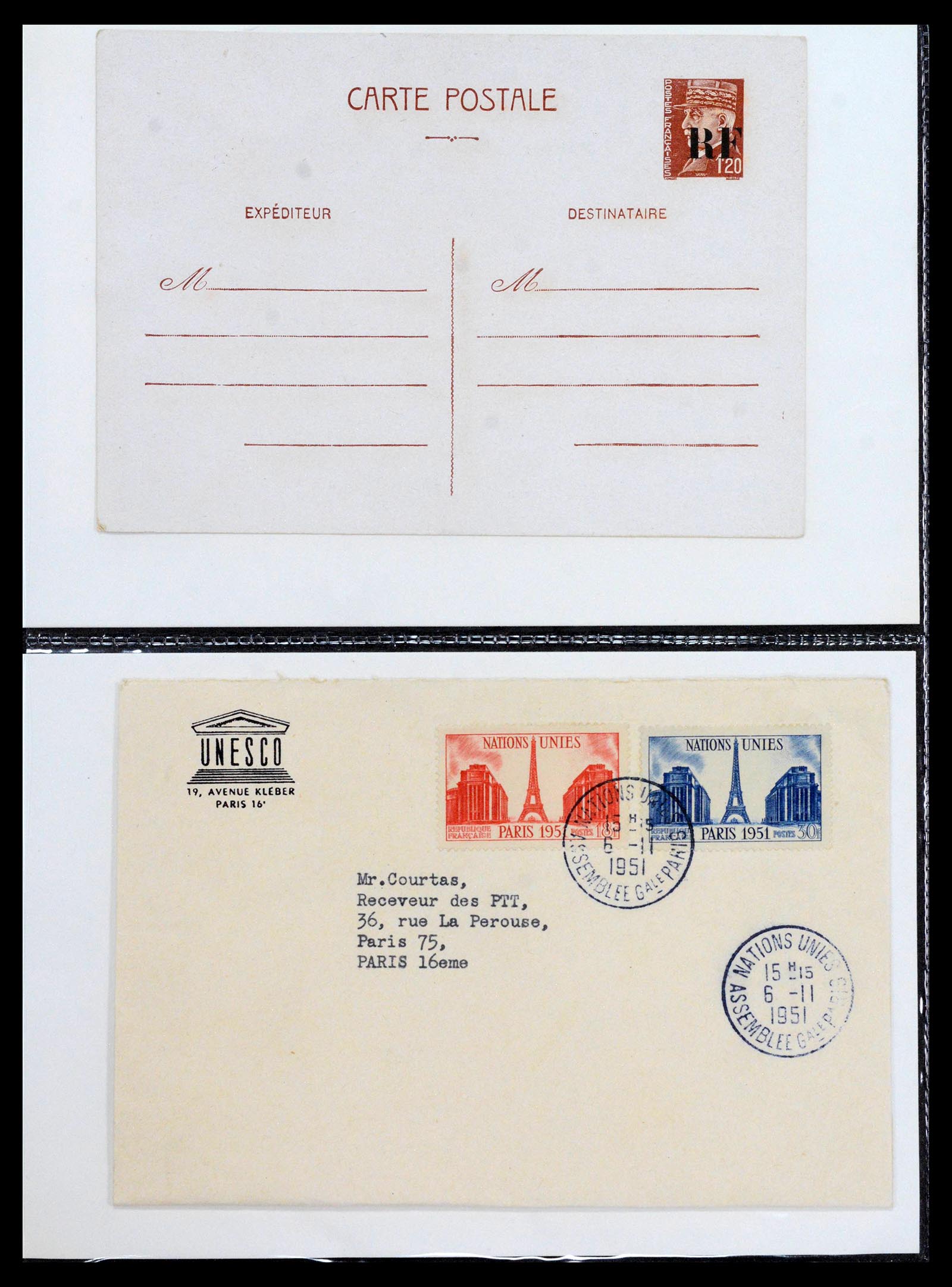 39122 0033 - Stamp collection 39122 France covers 1870-1960.