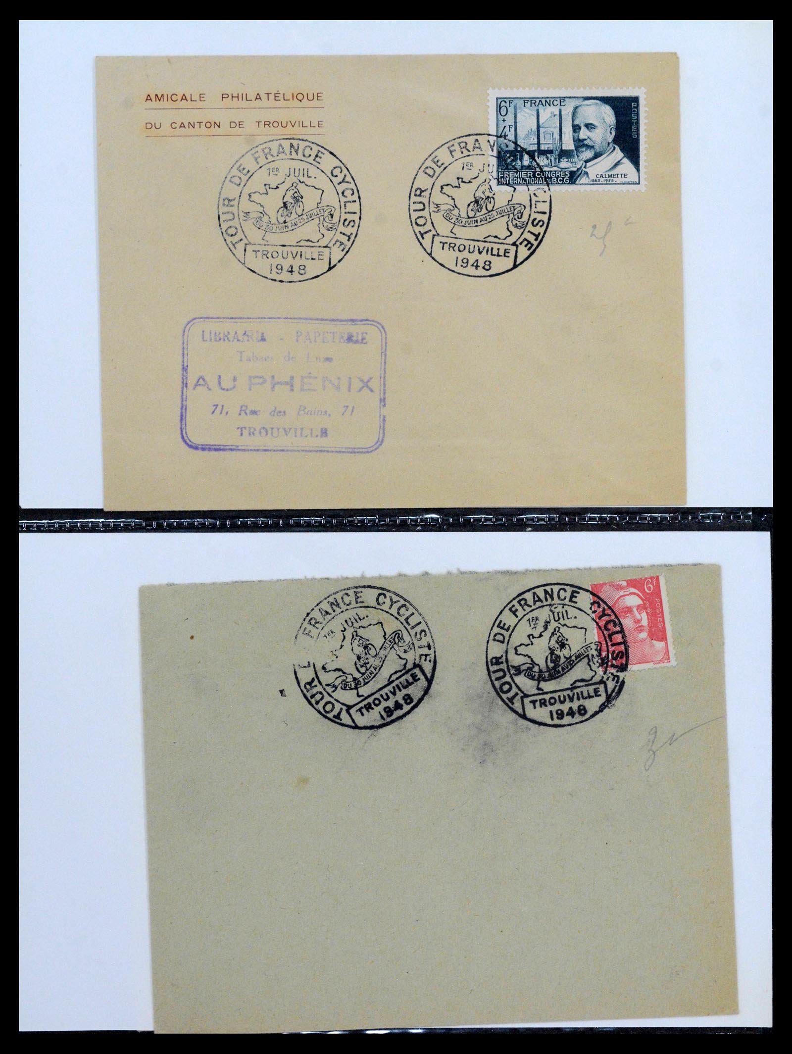 39122 0045 - Stamp collection 39122 France covers 1870-1960.