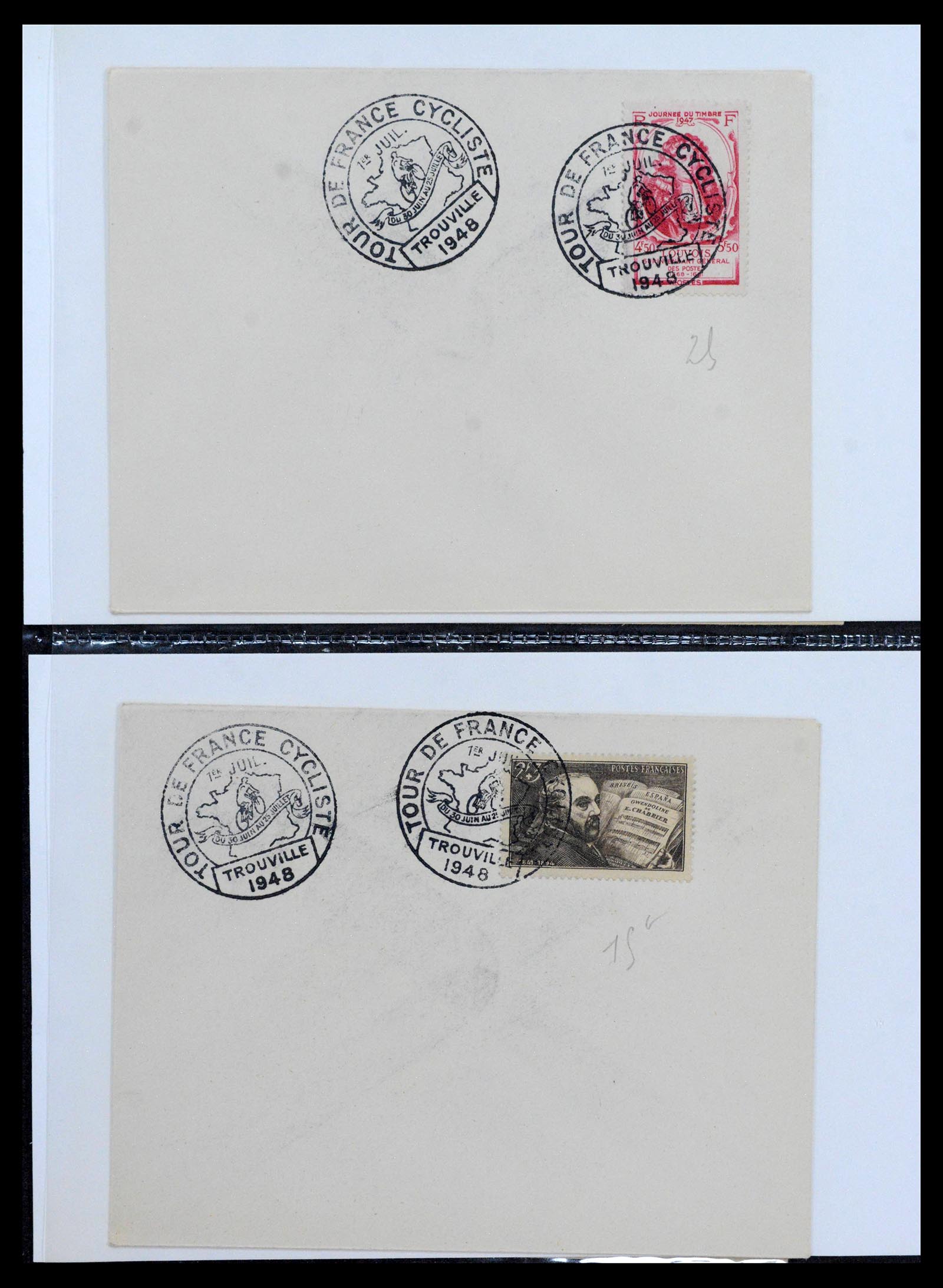39122 0046 - Stamp collection 39122 France covers 1870-1960.