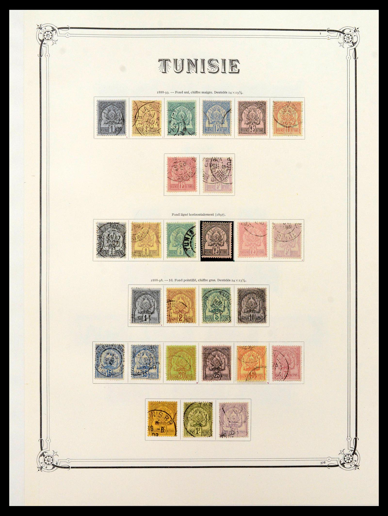 39124 0004 - Stamp collection 39124 Tunisia 1867-1976.