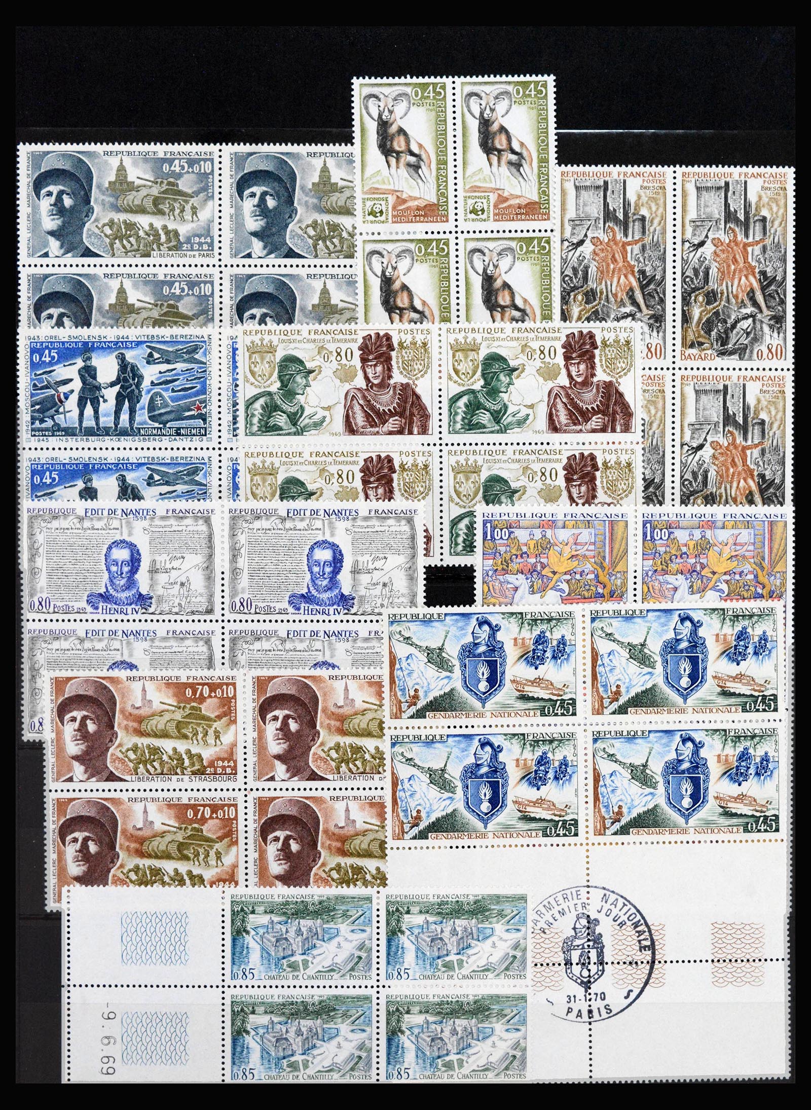 39125 0001 - Postzegelverzameling 39125 Frankrijk 1849-2021.