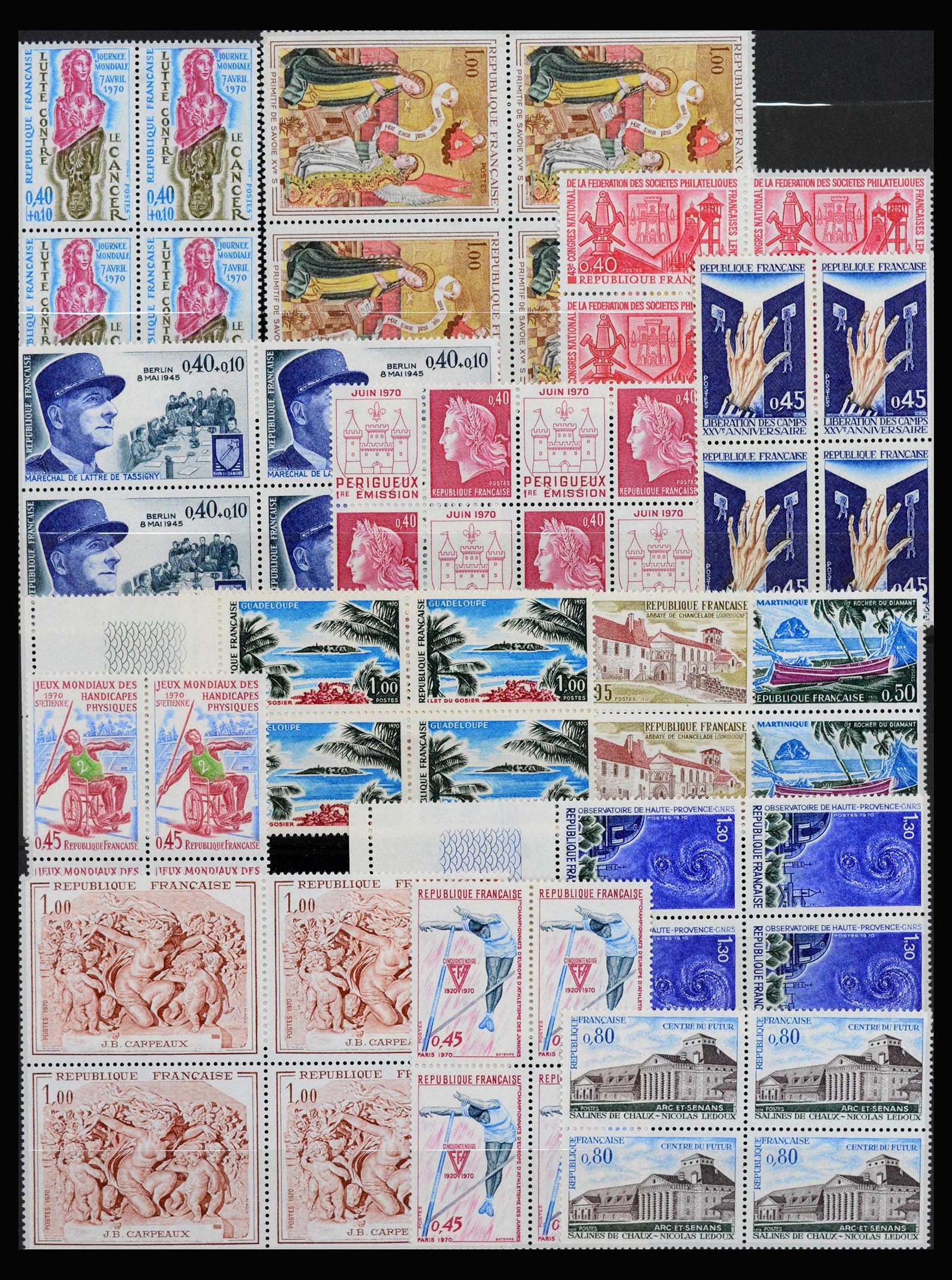 39125 0003 - Postzegelverzameling 39125 Frankrijk 1849-2021.