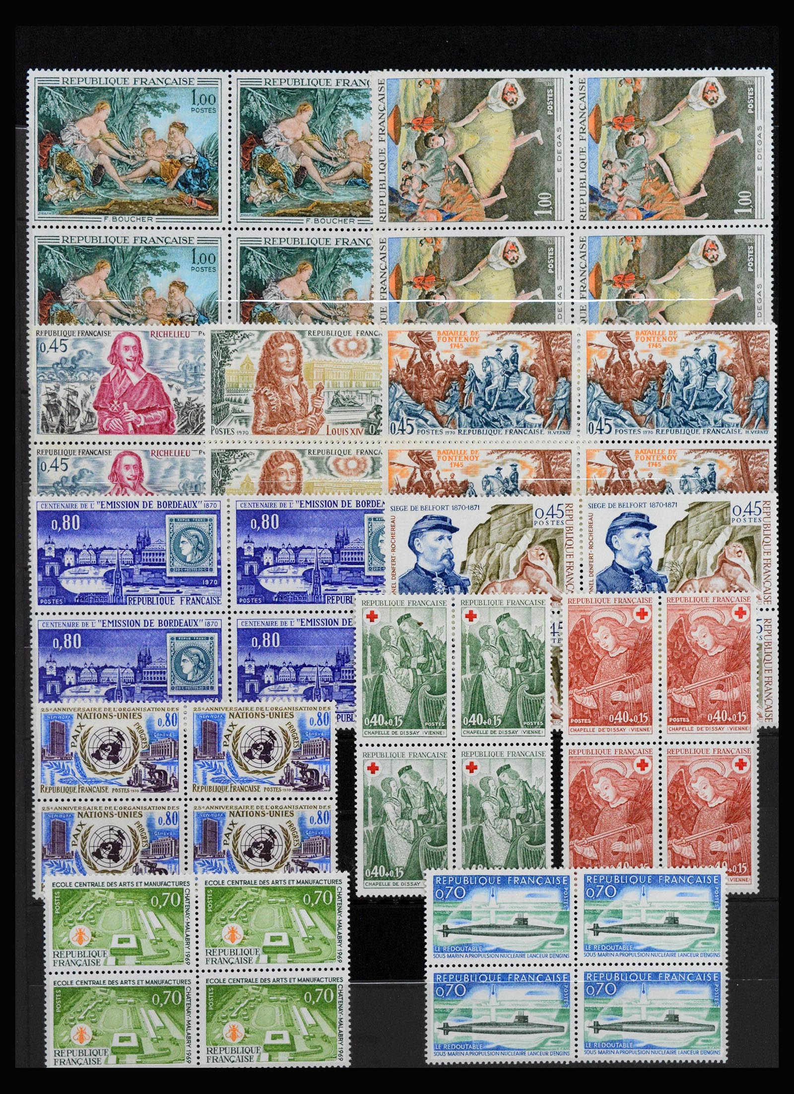 39125 0004 - Postzegelverzameling 39125 Frankrijk 1849-2021.