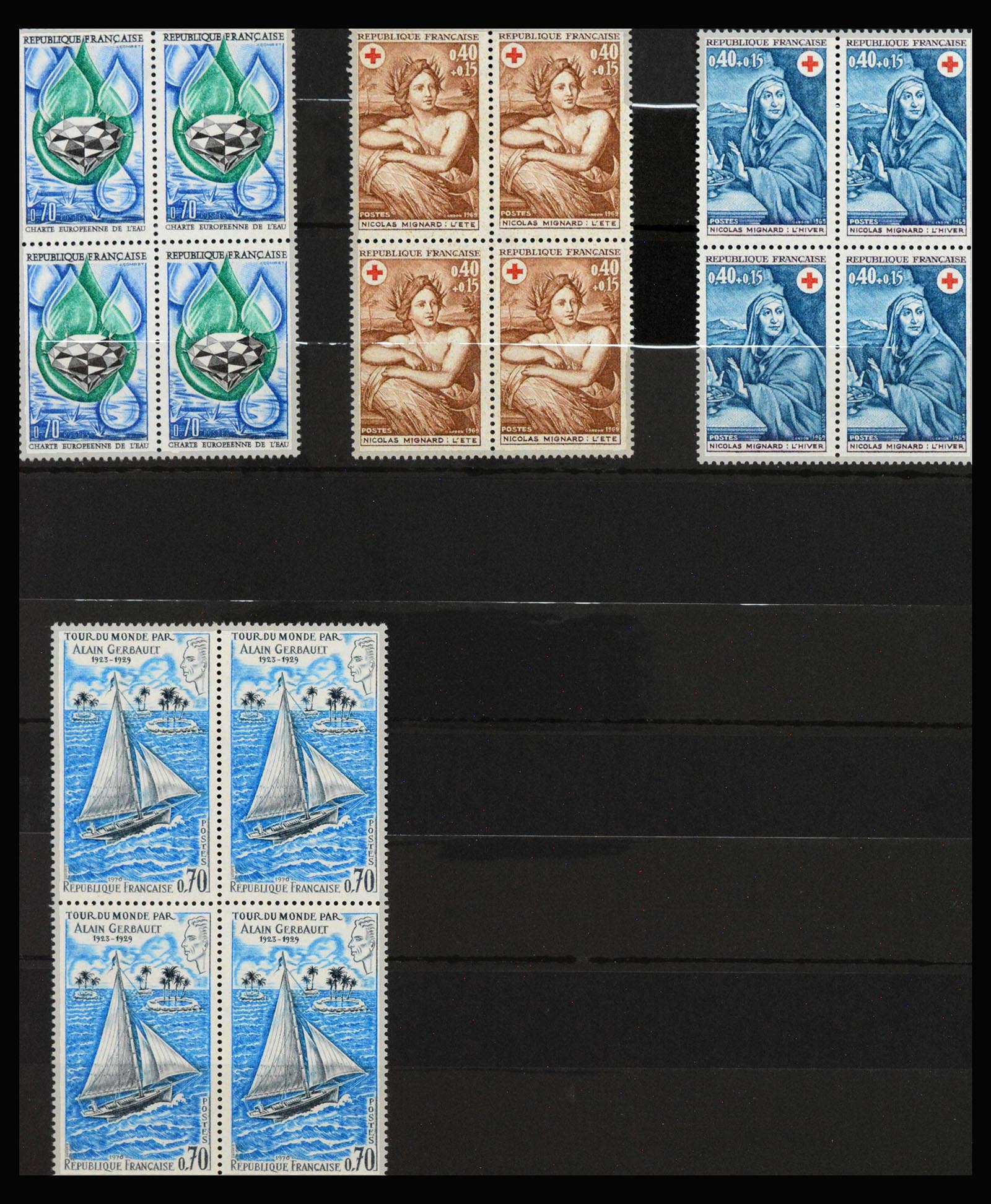 39125 0005 - Postzegelverzameling 39125 Frankrijk 1849-2021.