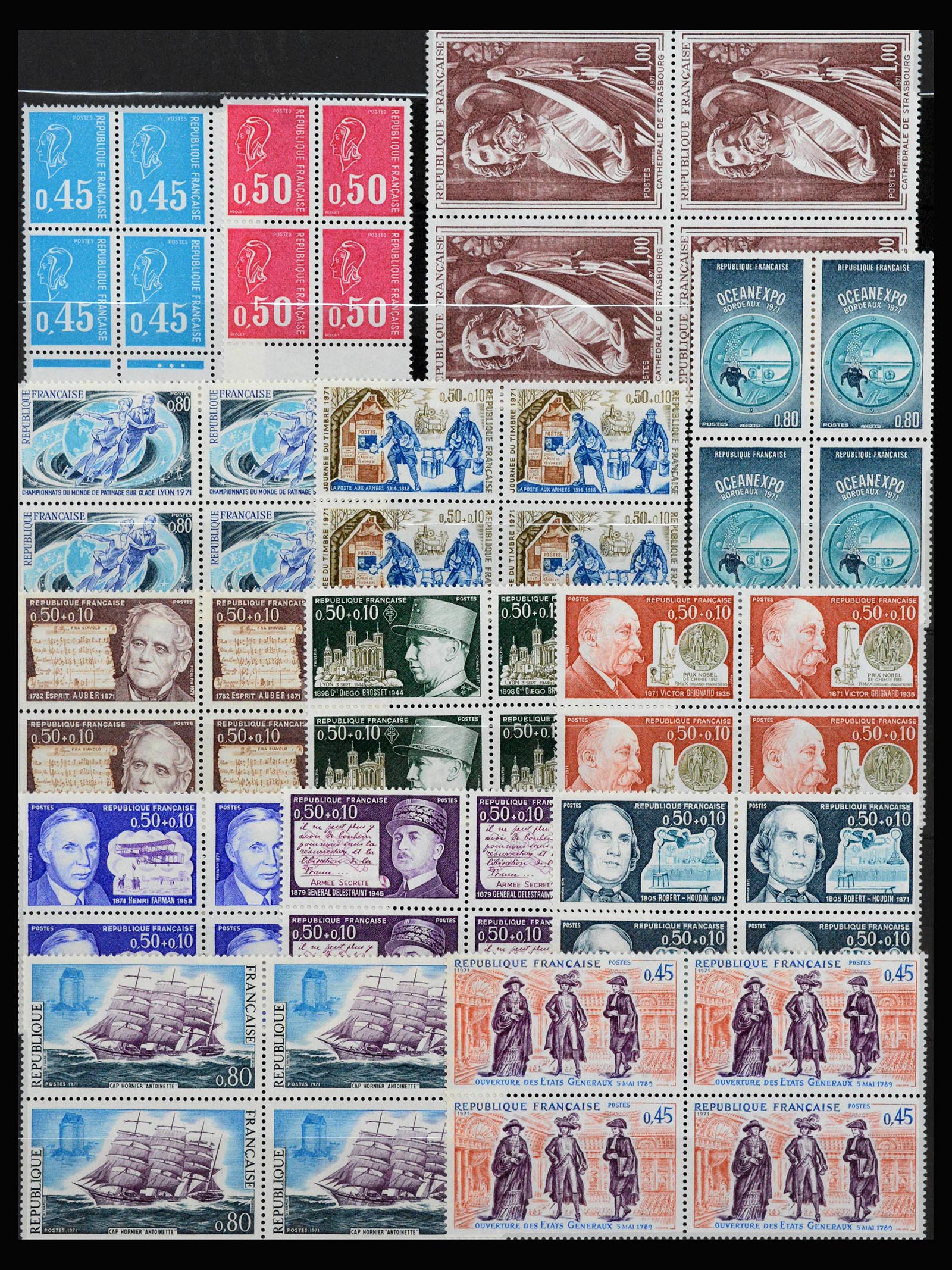 39125 0006 - Postzegelverzameling 39125 Frankrijk 1849-2021.