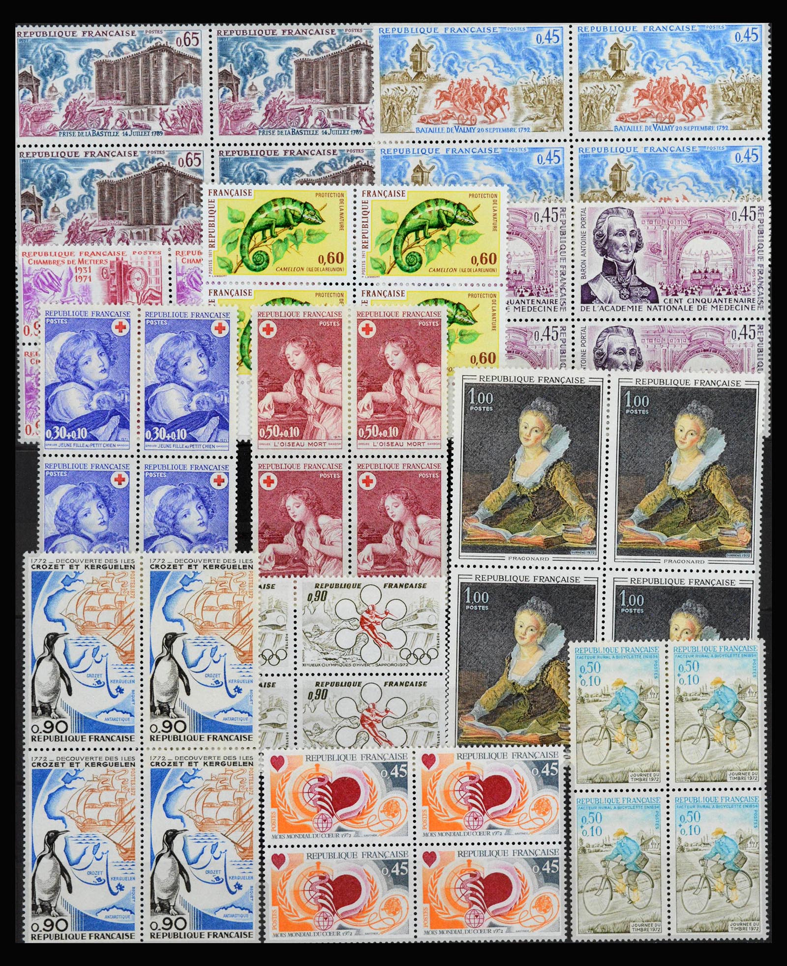 39125 0008 - Postzegelverzameling 39125 Frankrijk 1849-2021.