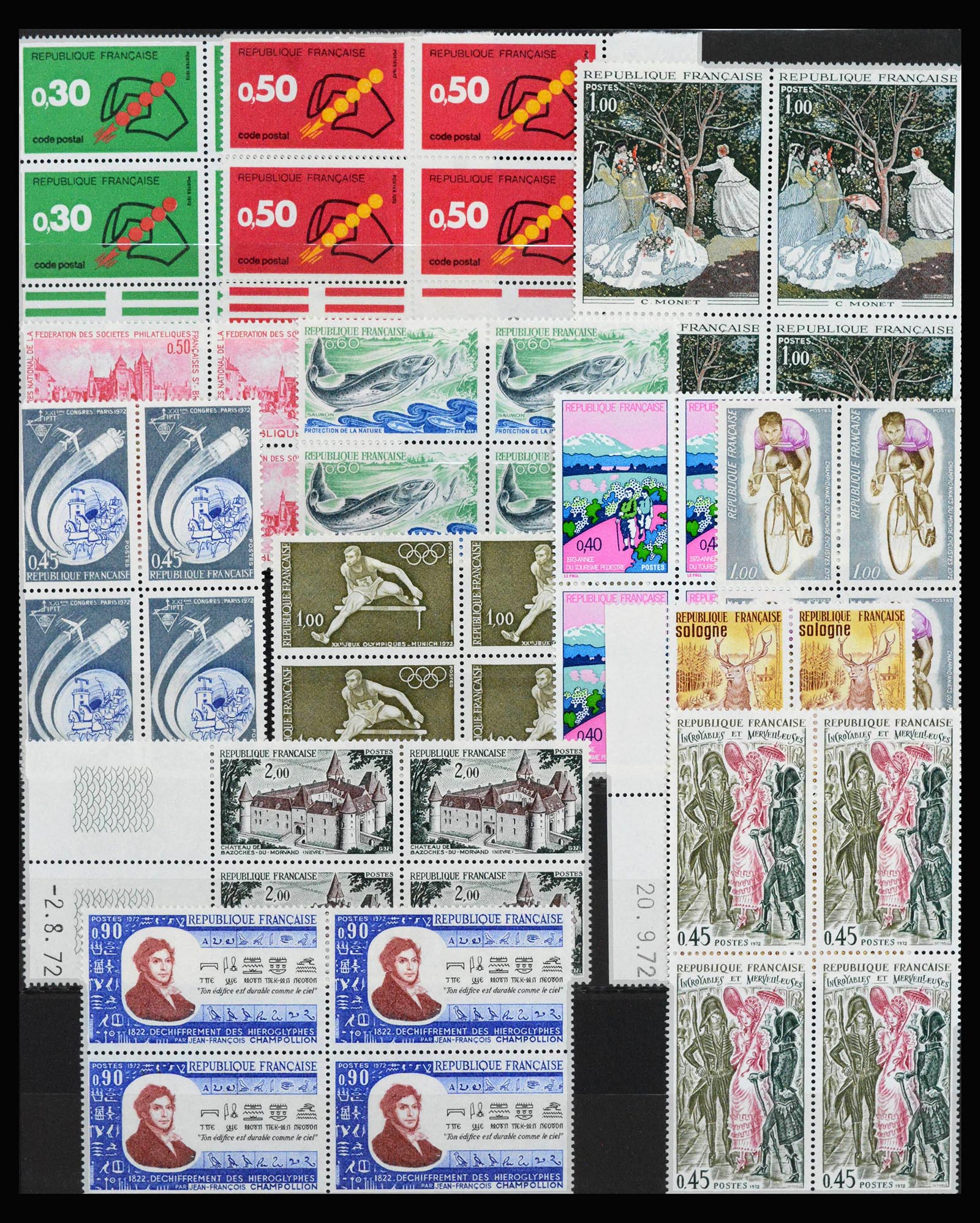 39125 0011 - Postzegelverzameling 39125 Frankrijk 1849-2021.