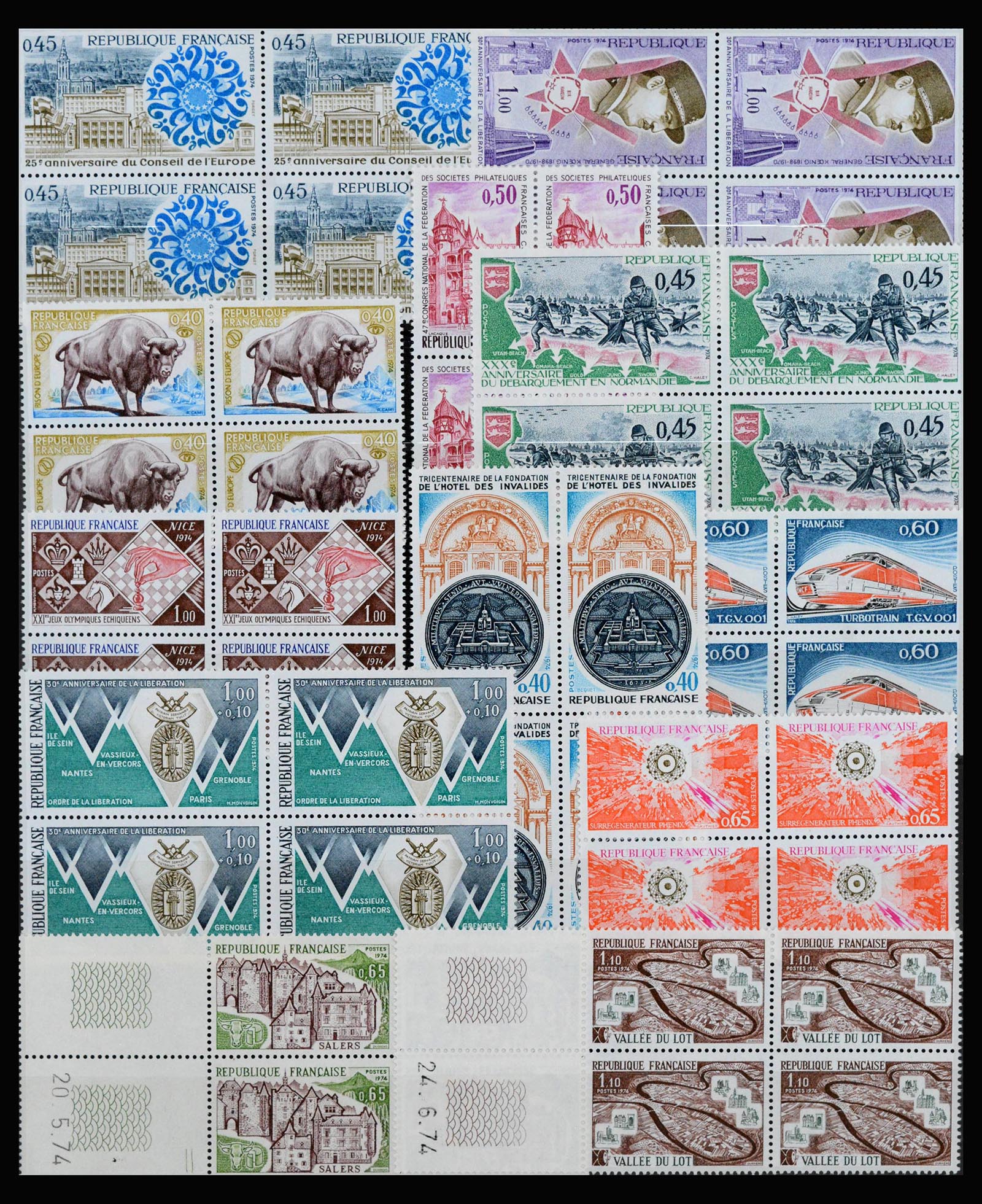 39125 0017 - Postzegelverzameling 39125 Frankrijk 1849-2021.