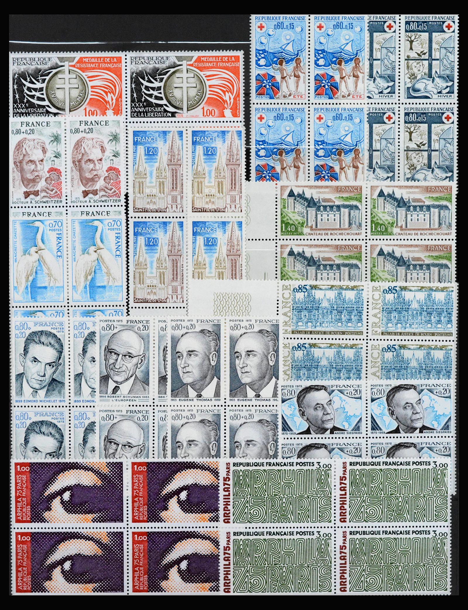 39125 0019 - Postzegelverzameling 39125 Frankrijk 1849-2021.