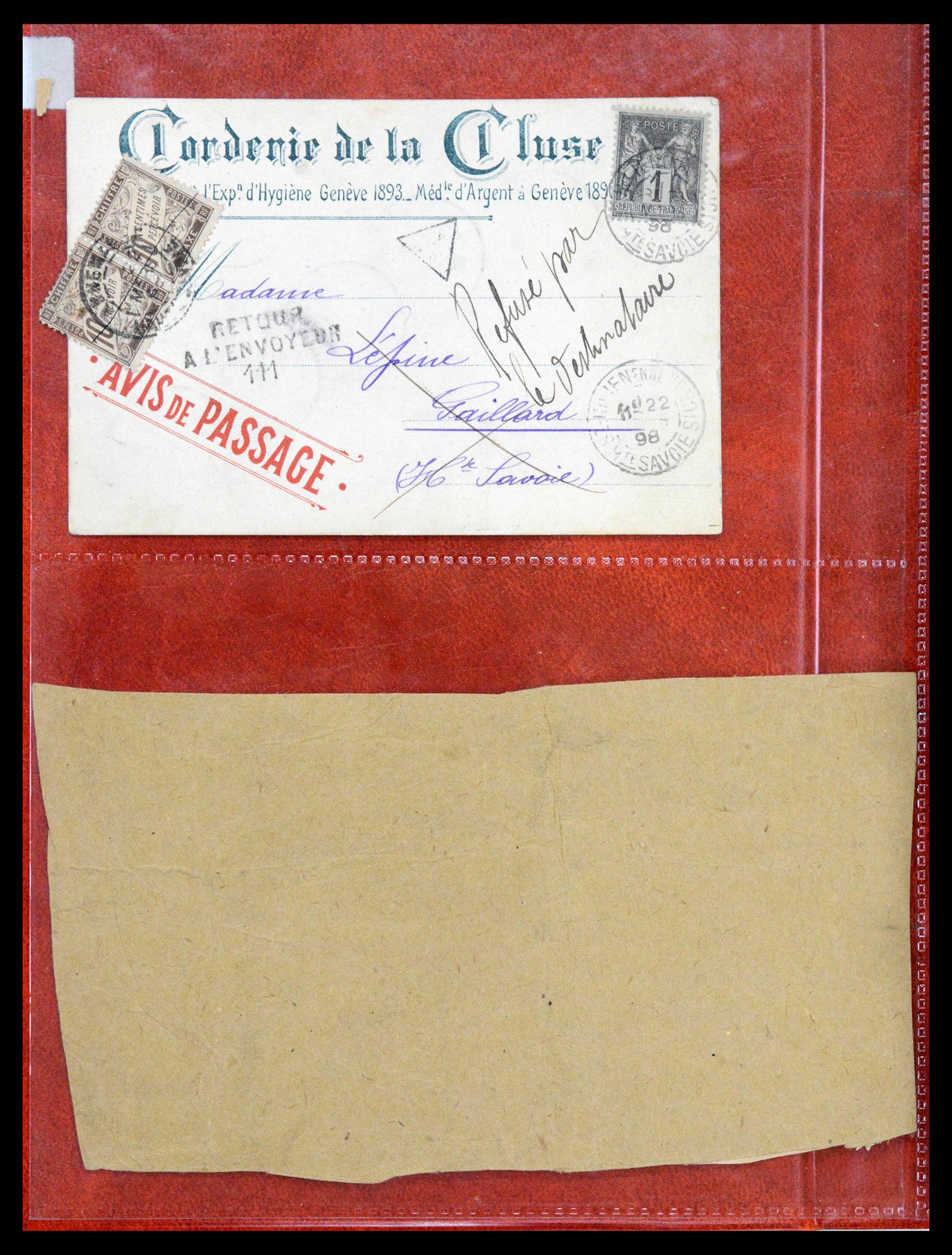 39126 0002 - Postzegelverzameling 39126 Wereld brieven en kaarten 1860-1960.
