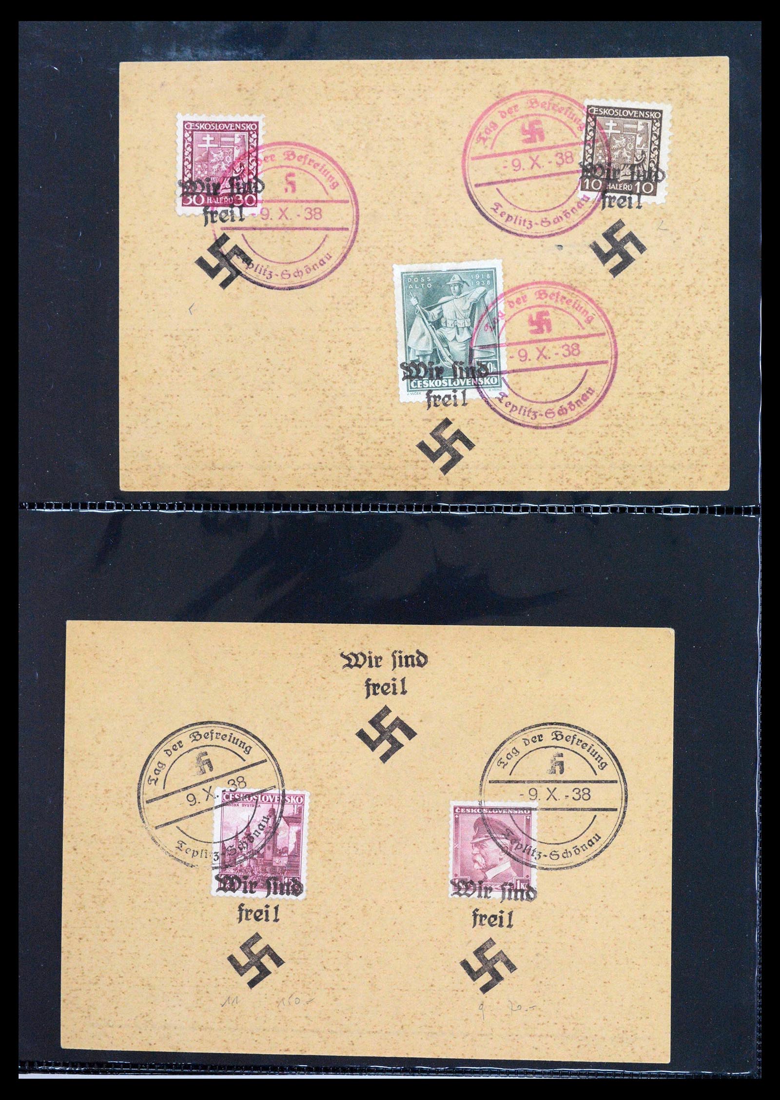 39126 0003 - Postzegelverzameling 39126 Wereld brieven en kaarten 1860-1960.