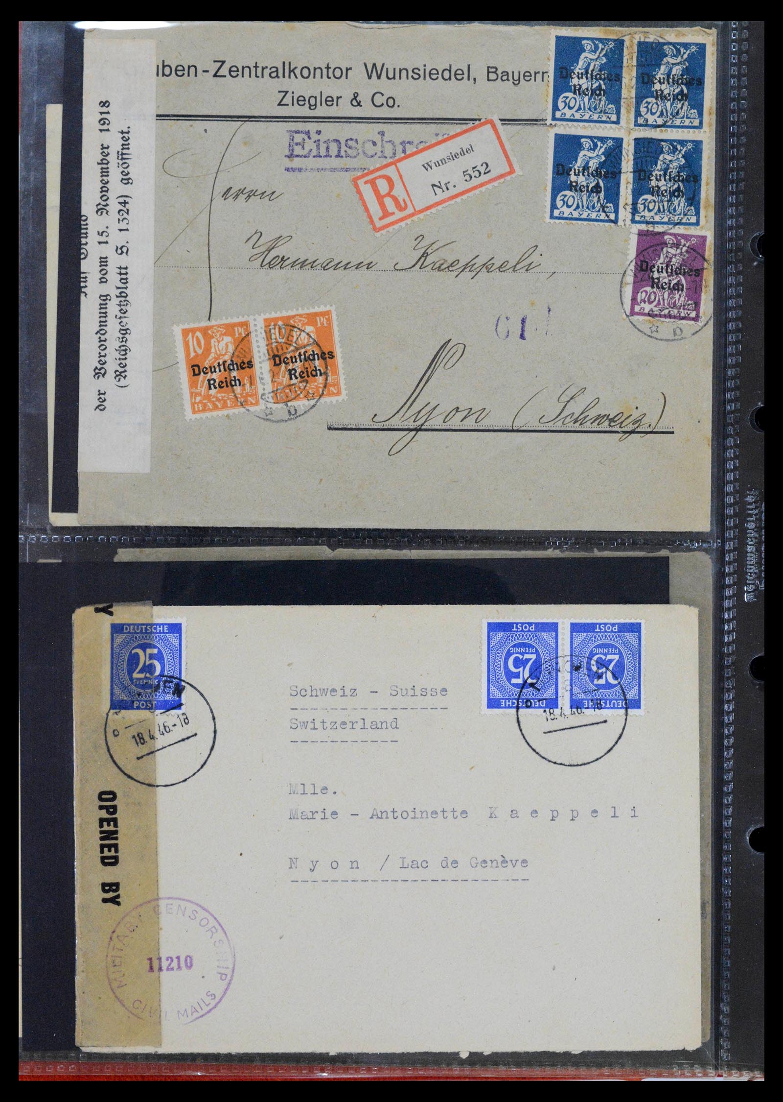 39126 0018 - Postzegelverzameling 39126 Wereld brieven en kaarten 1860-1960.