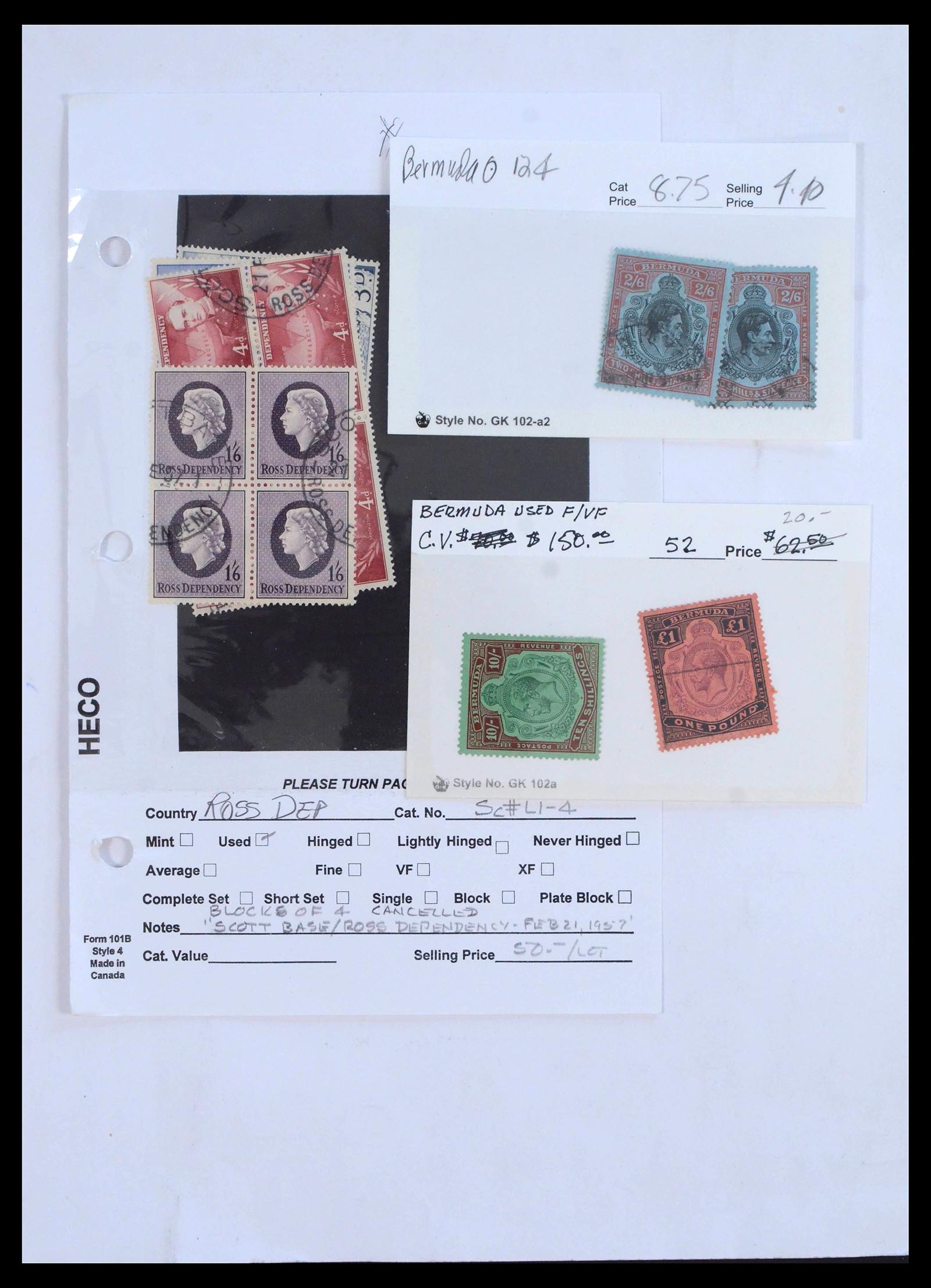39130 0017 - Postzegelverzameling 39130 Engelse koloniën 1870-1960.