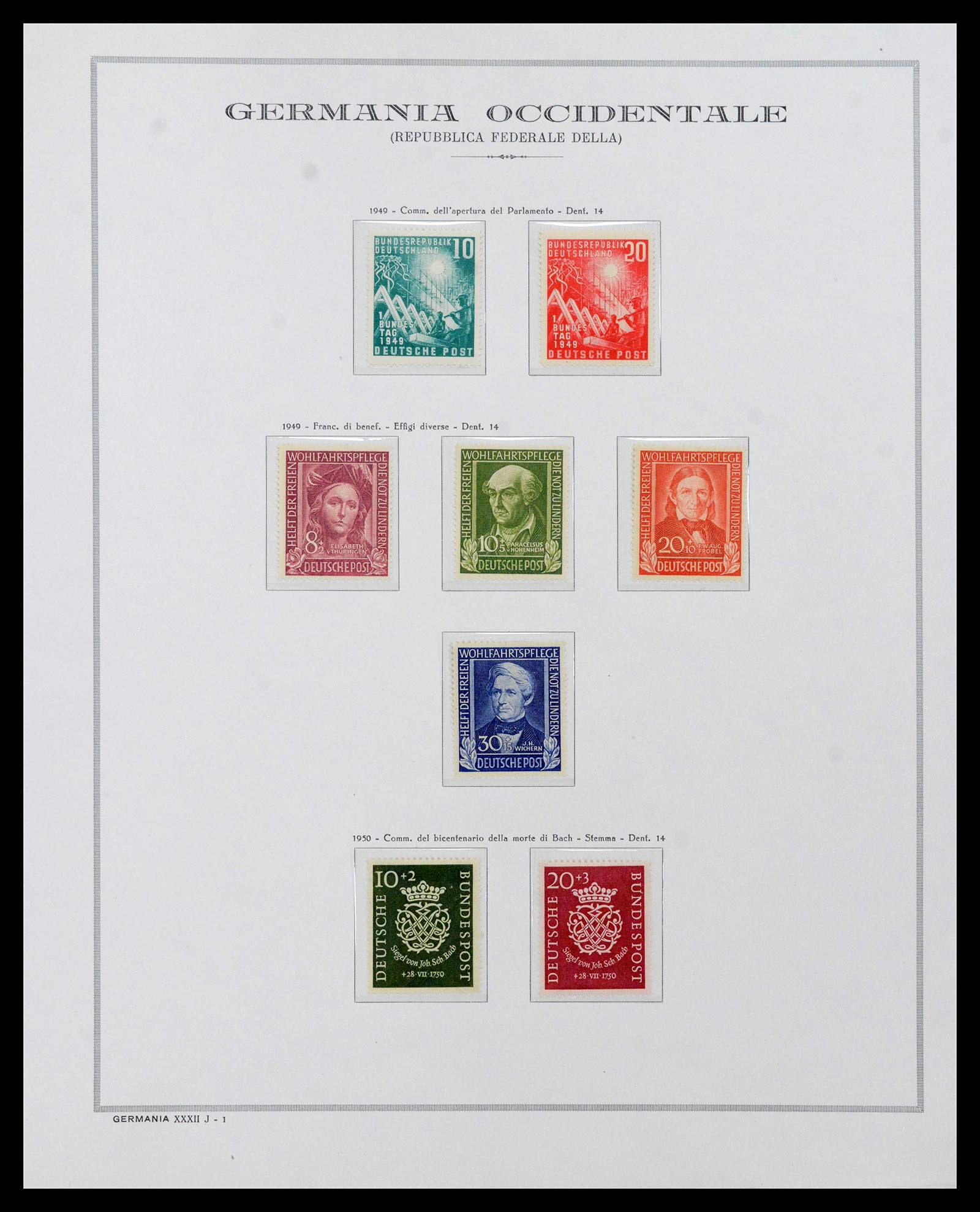 39131 0001 - Stamp collection 39131 Bundespost 1949-1997.