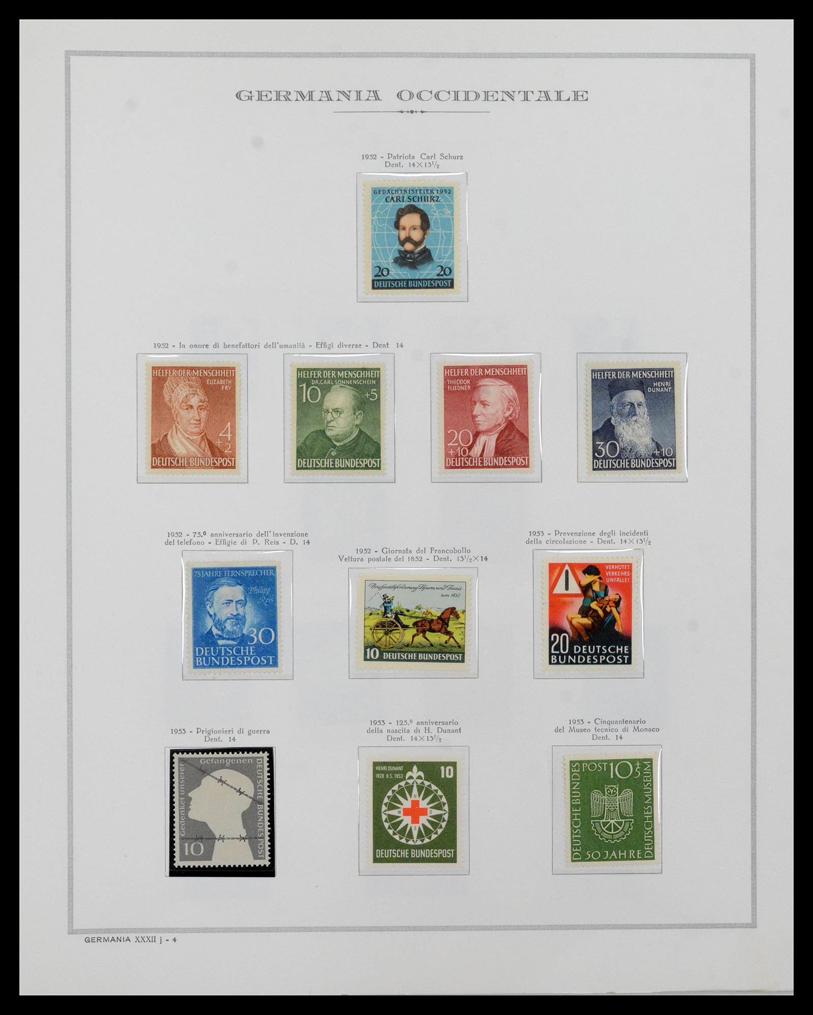 39131 0004 - Postzegelverzameling 39131 Bundespost 1949-1997.