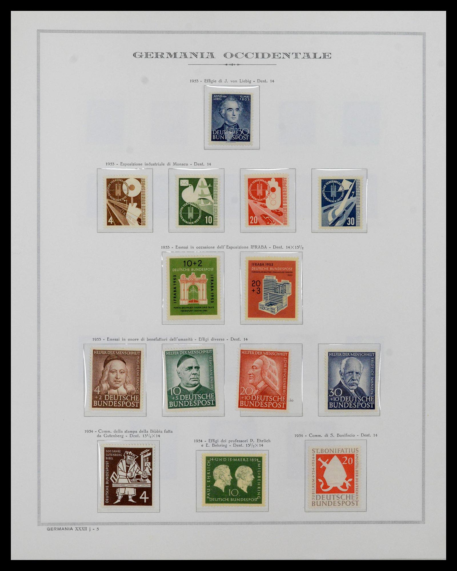 39131 0005 - Stamp collection 39131 Bundespost 1949-1997.