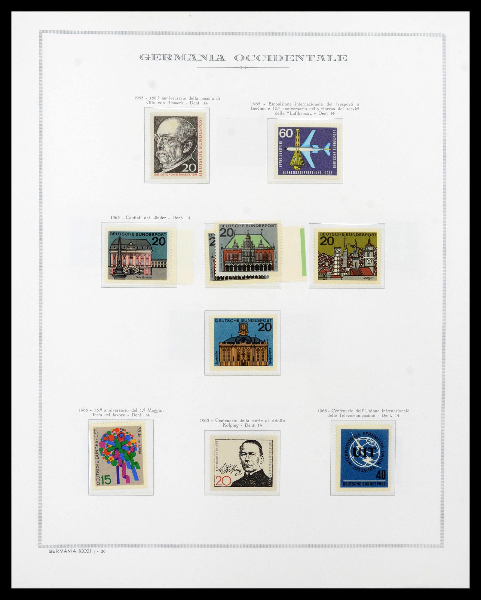 39131 0011 - Postzegelverzameling 39131 Bundespost 1949-1997.