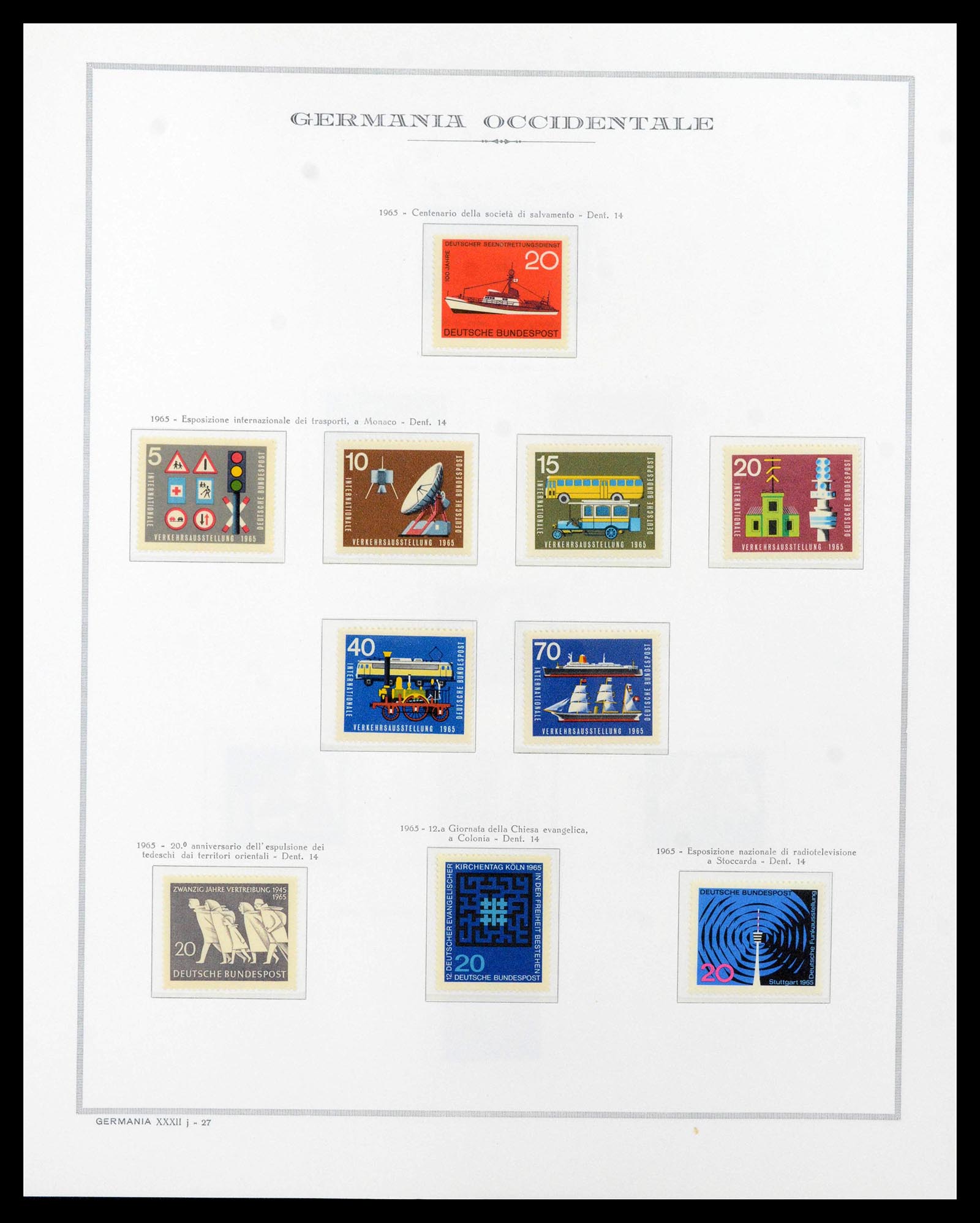 39131 0012 - Postzegelverzameling 39131 Bundespost 1949-1997.