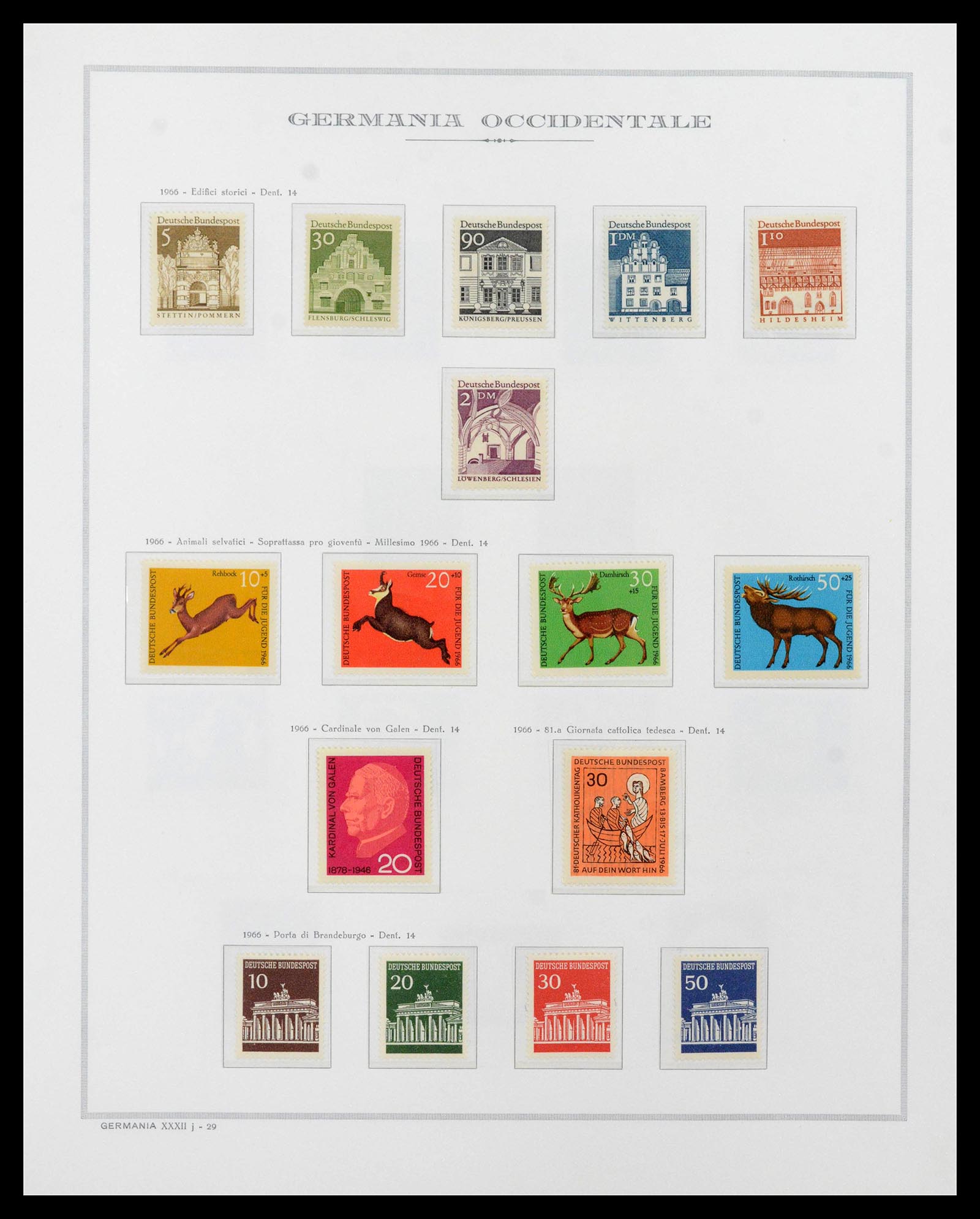 39131 0014 - Postzegelverzameling 39131 Bundespost 1949-1997.