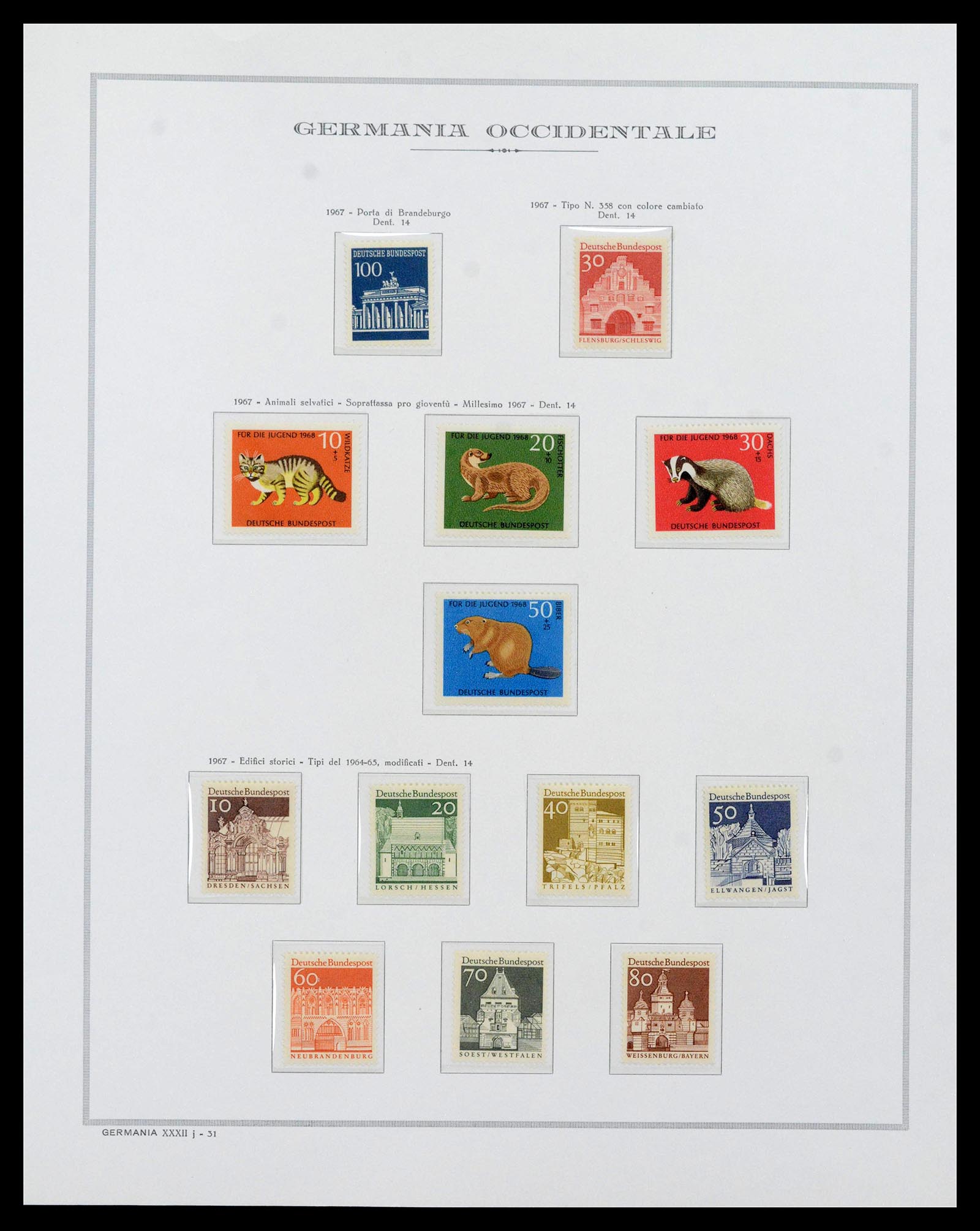 39131 0016 - Stamp collection 39131 Bundespost 1949-1997.