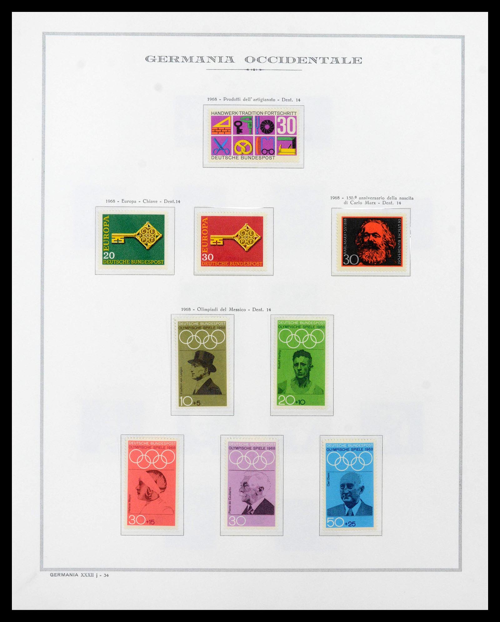 39131 0019 - Postzegelverzameling 39131 Bundespost 1949-1997.