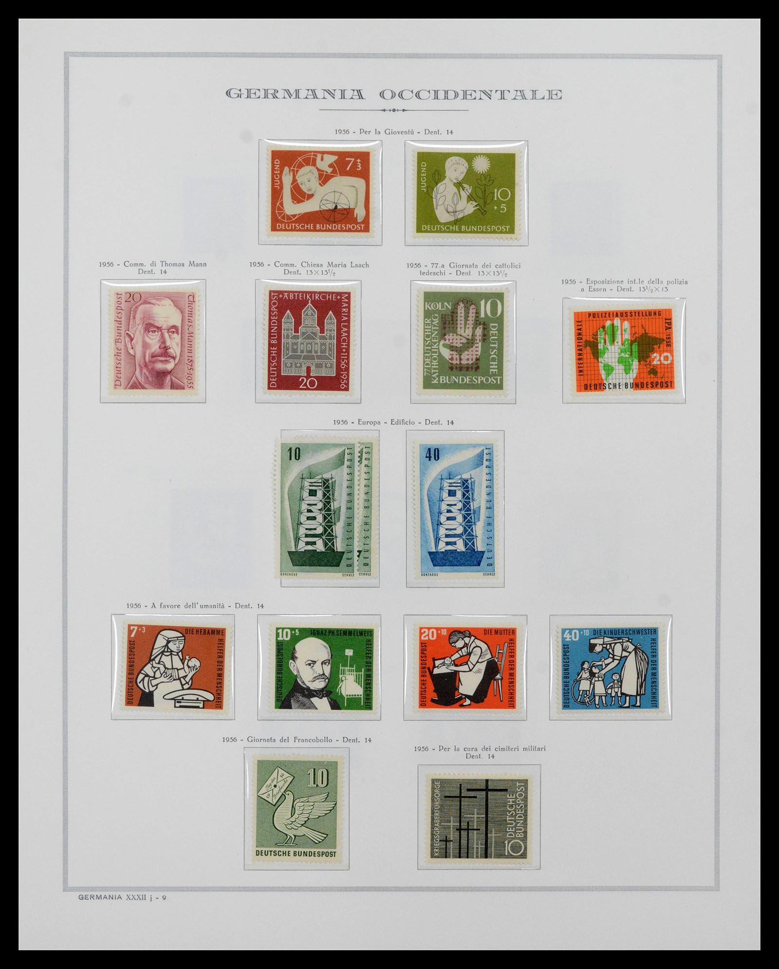 39131 0020 - Stamp collection 39131 Bundespost 1949-1997.