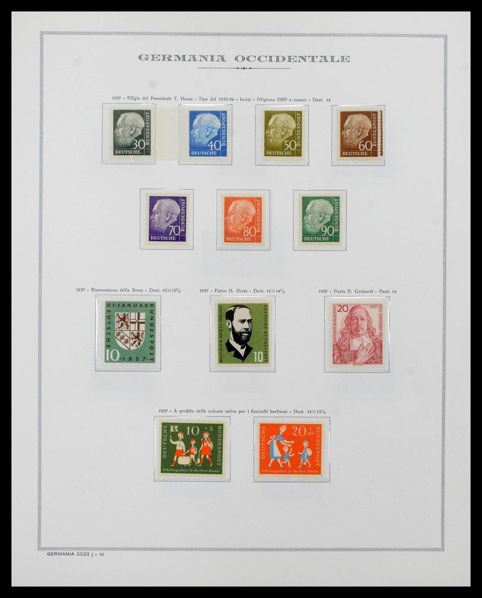 39131 0021 - Stamp collection 39131 Bundespost 1949-1997.