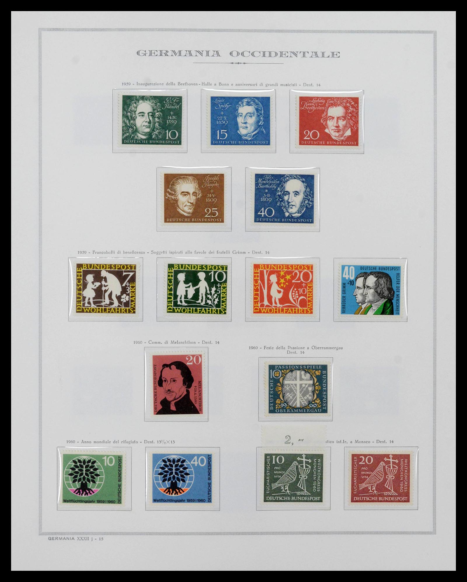 39131 0026 - Stamp collection 39131 Bundespost 1949-1997.