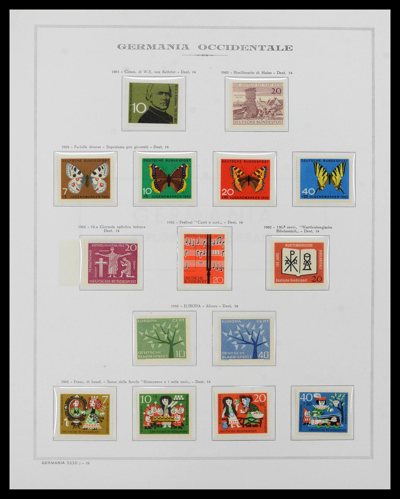 39131 0030 - Stamp collection 39131 Bundespost 1949-1997.