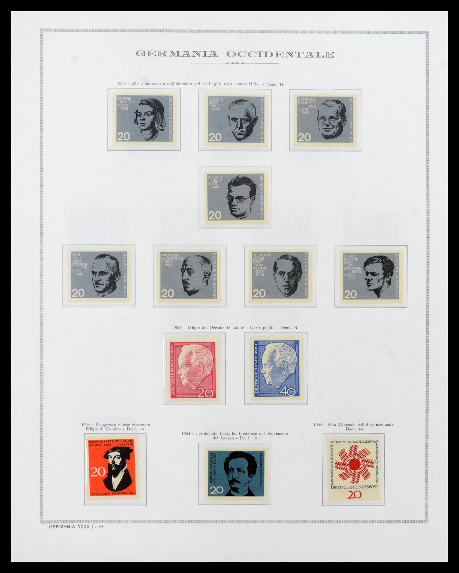 39131 0034 - Stamp collection 39131 Bundespost 1949-1997.