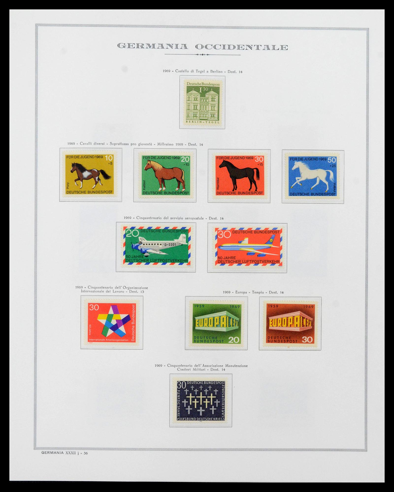 39131 0037 - Stamp collection 39131 Bundespost 1949-1997.