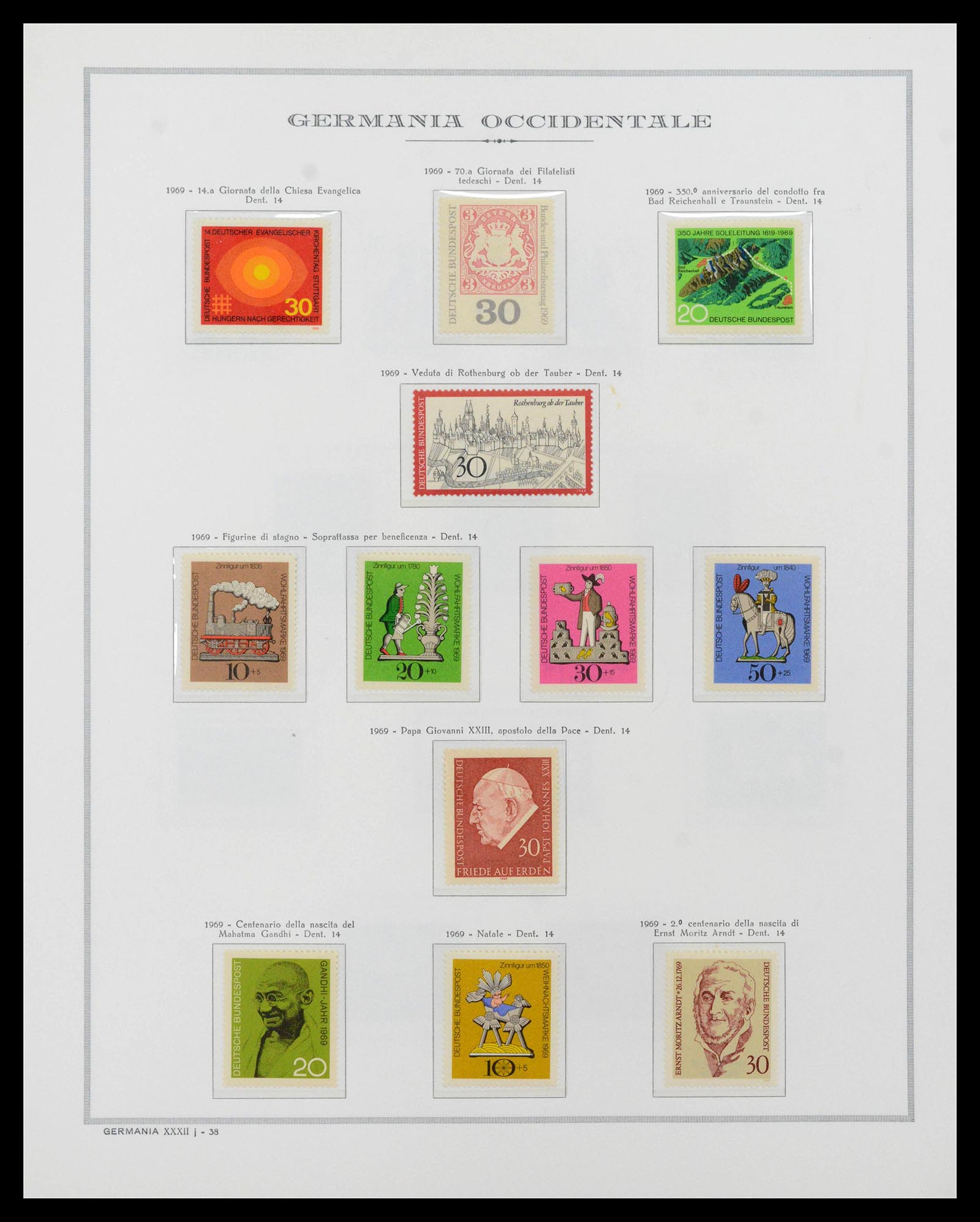 39131 0039 - Stamp collection 39131 Bundespost 1949-1997.