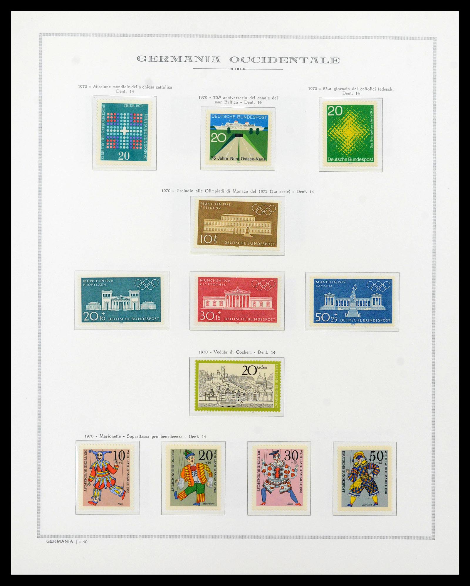 39131 0041 - Stamp collection 39131 Bundespost 1949-1997.