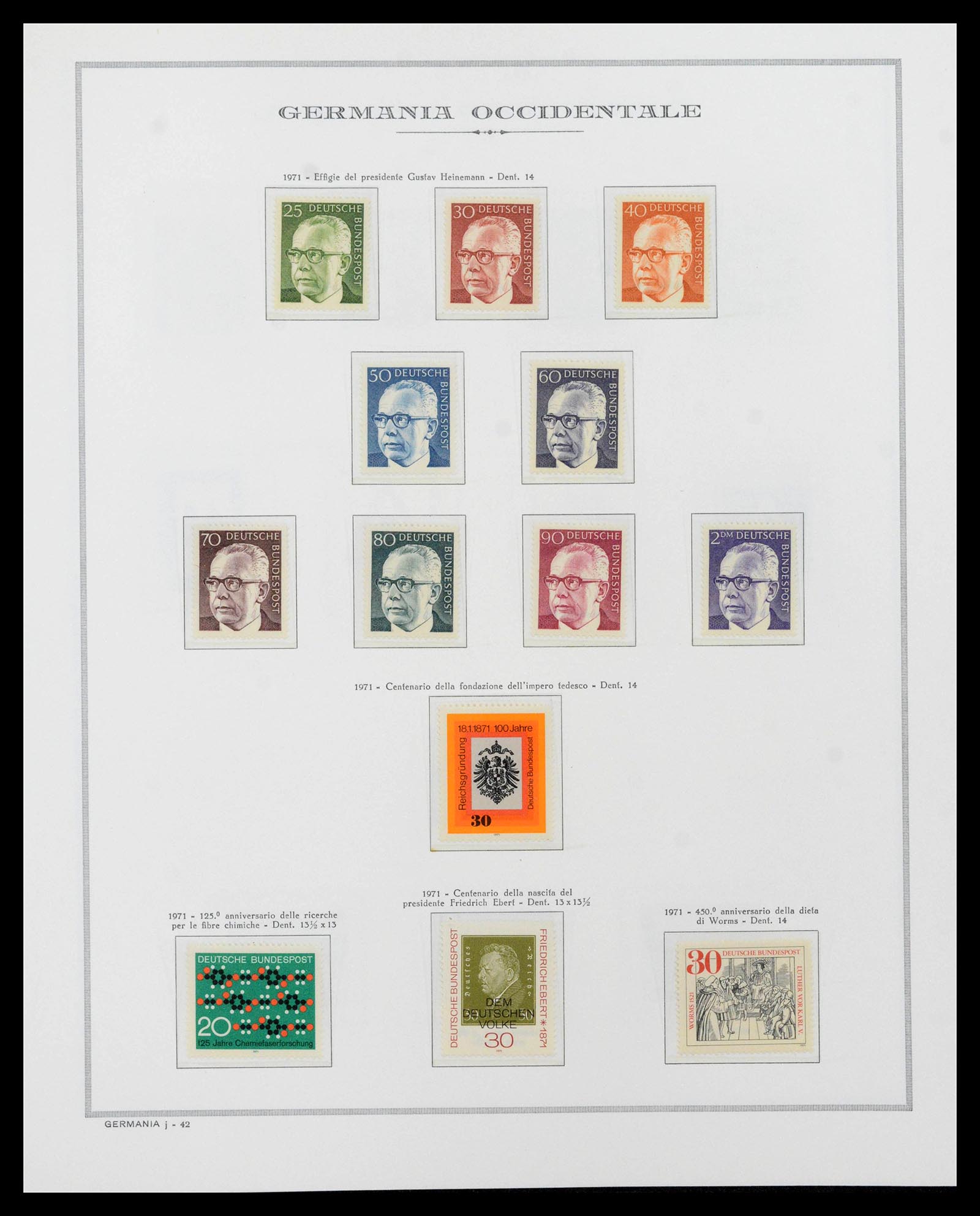 39131 0043 - Postzegelverzameling 39131 Bundespost 1949-1997.