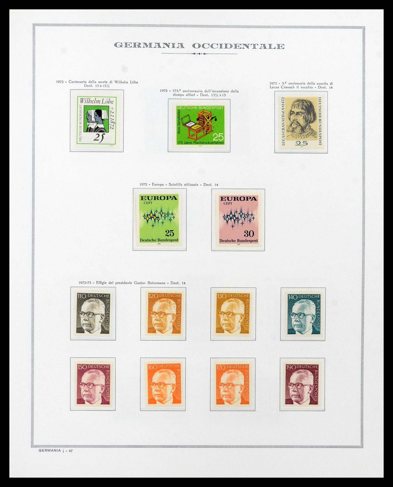 39131 0048 - Stamp collection 39131 Bundespost 1949-1997.