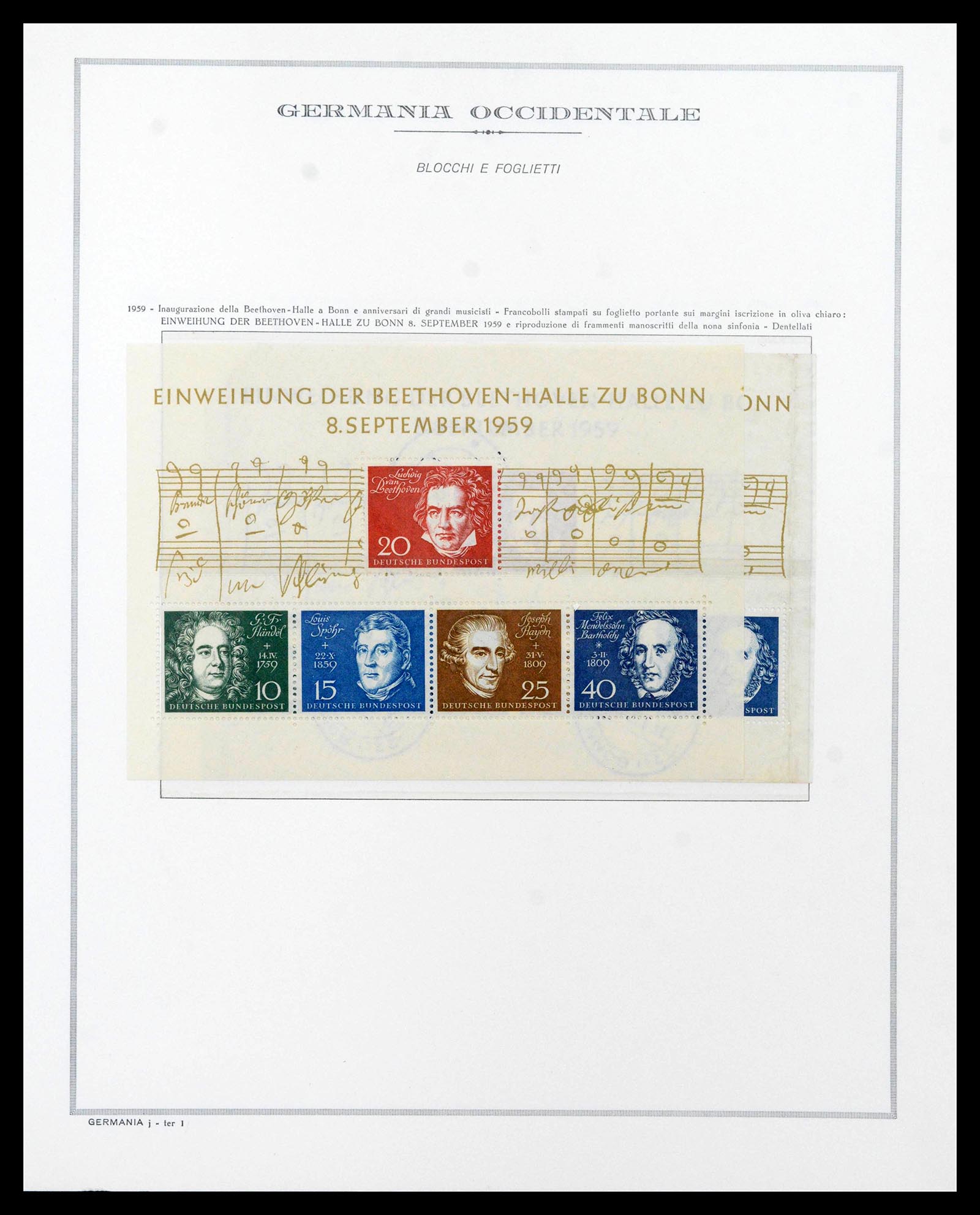 39131 0051 - Stamp collection 39131 Bundespost 1949-1997.