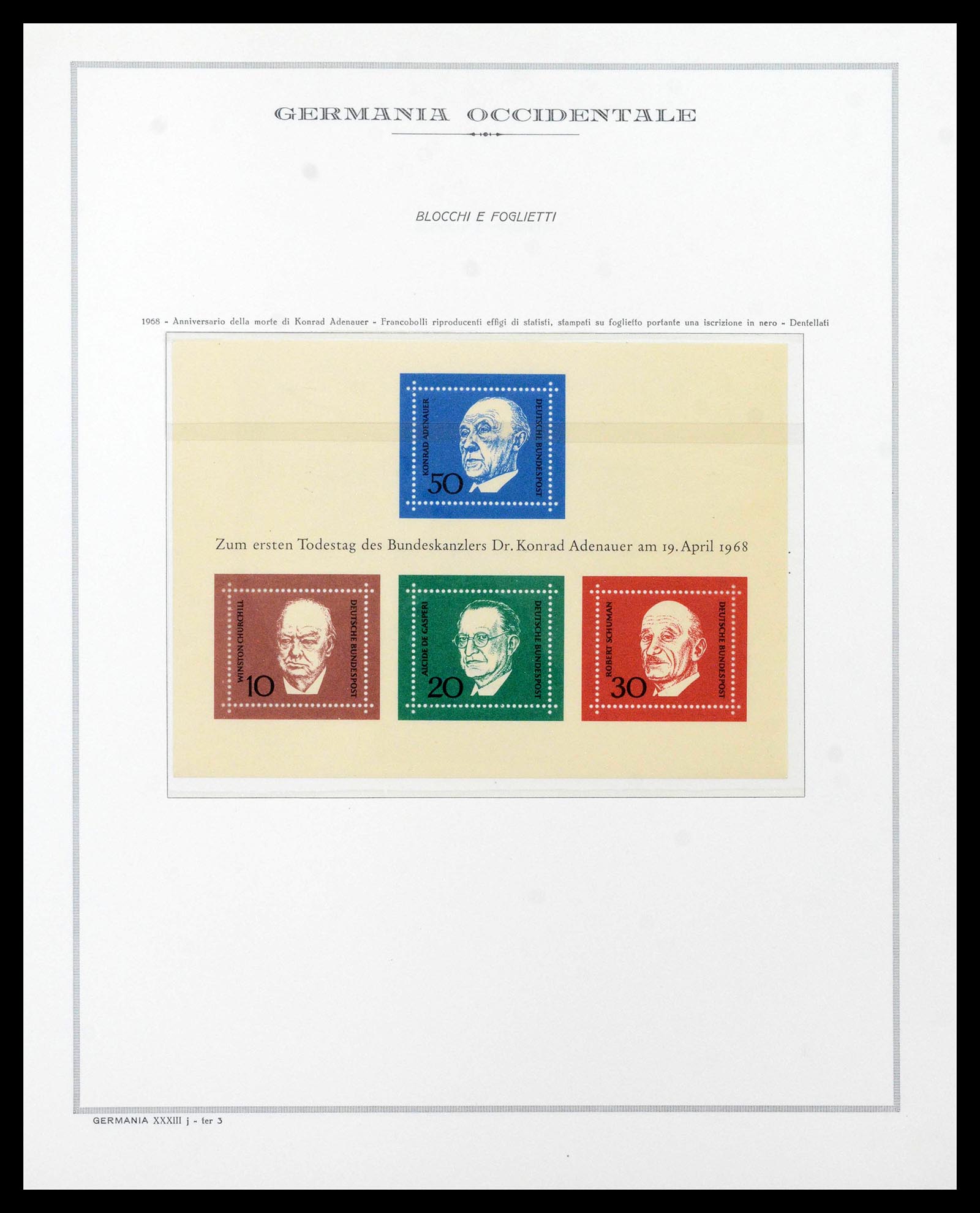 39131 0053 - Postzegelverzameling 39131 Bundespost 1949-1997.