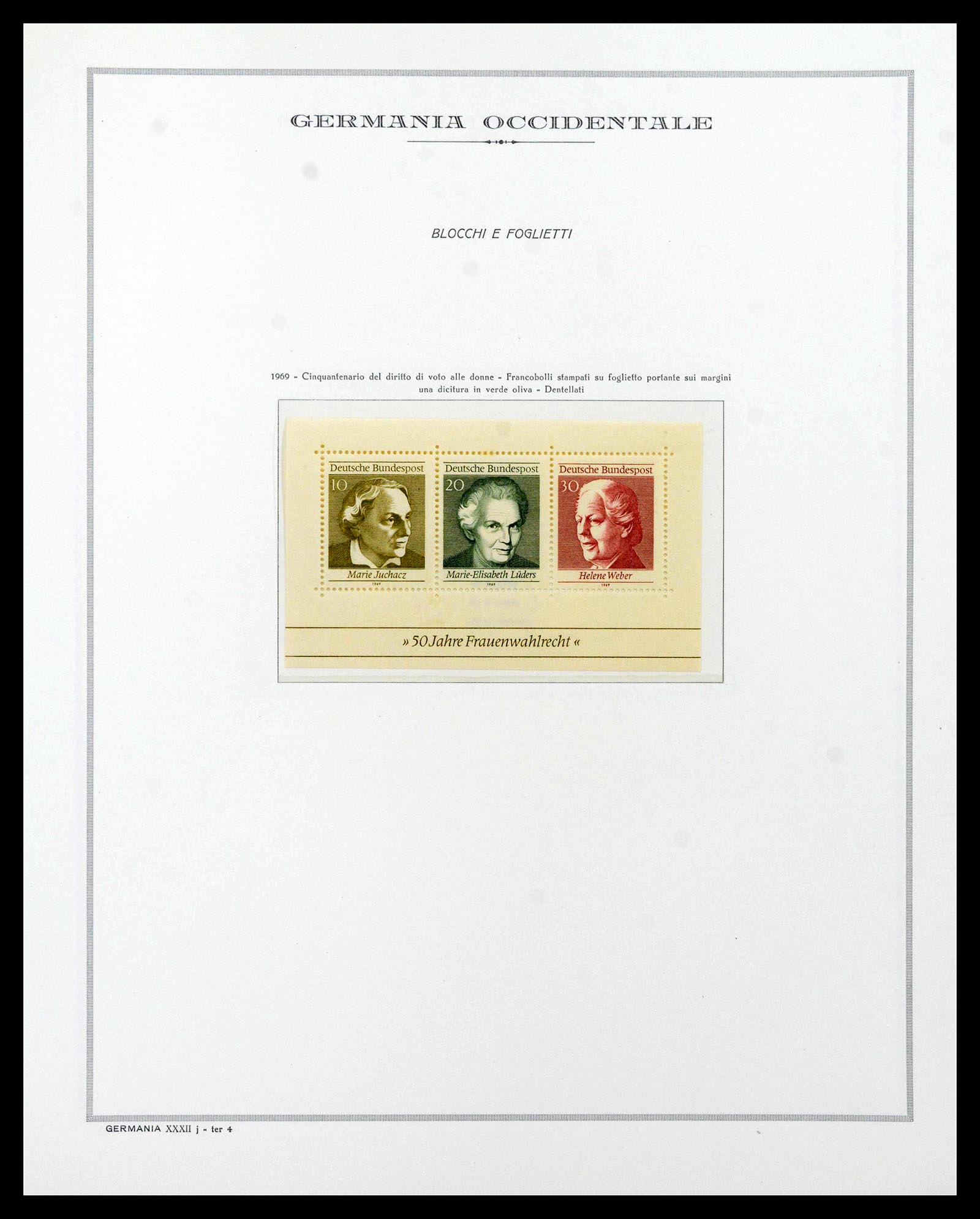 39131 0054 - Stamp collection 39131 Bundespost 1949-1997.