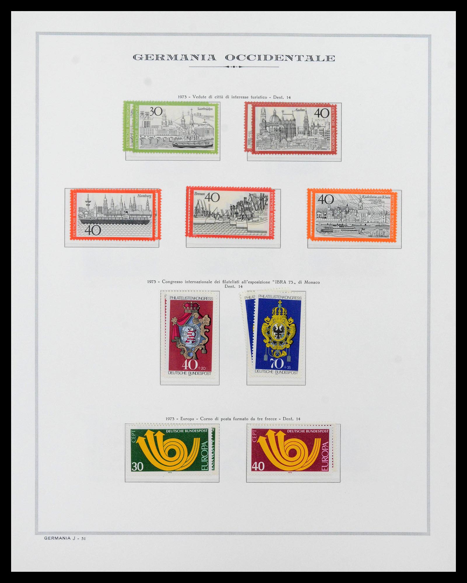 39131 0059 - Stamp collection 39131 Bundespost 1949-1997.