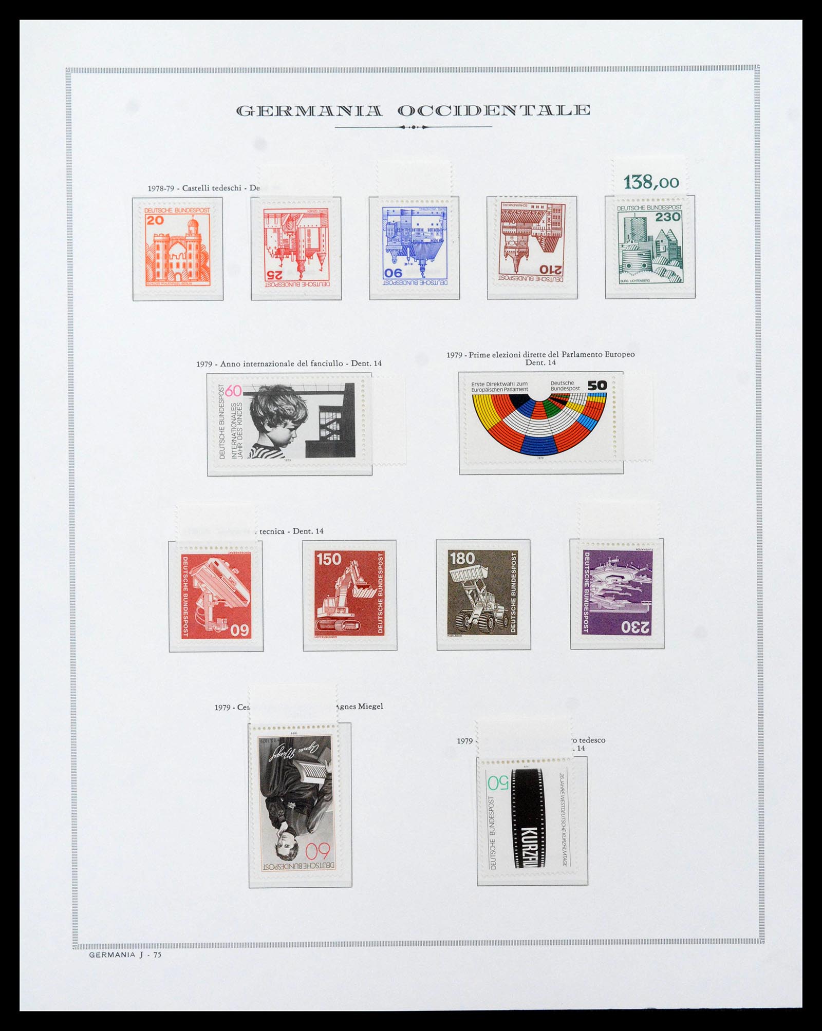39131 0085 - Stamp collection 39131 Bundespost 1949-1997.