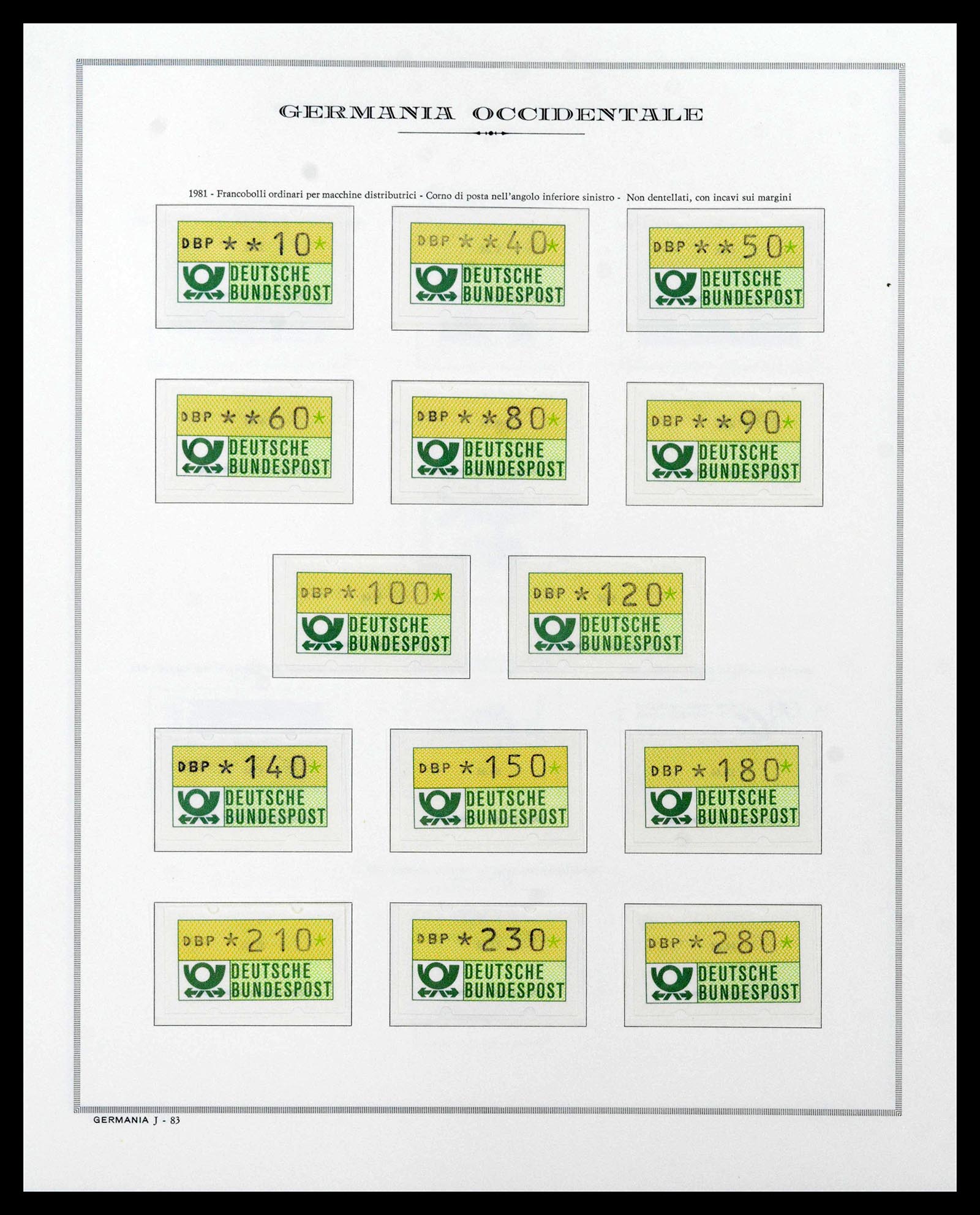 39131 0093 - Stamp collection 39131 Bundespost 1949-1997.