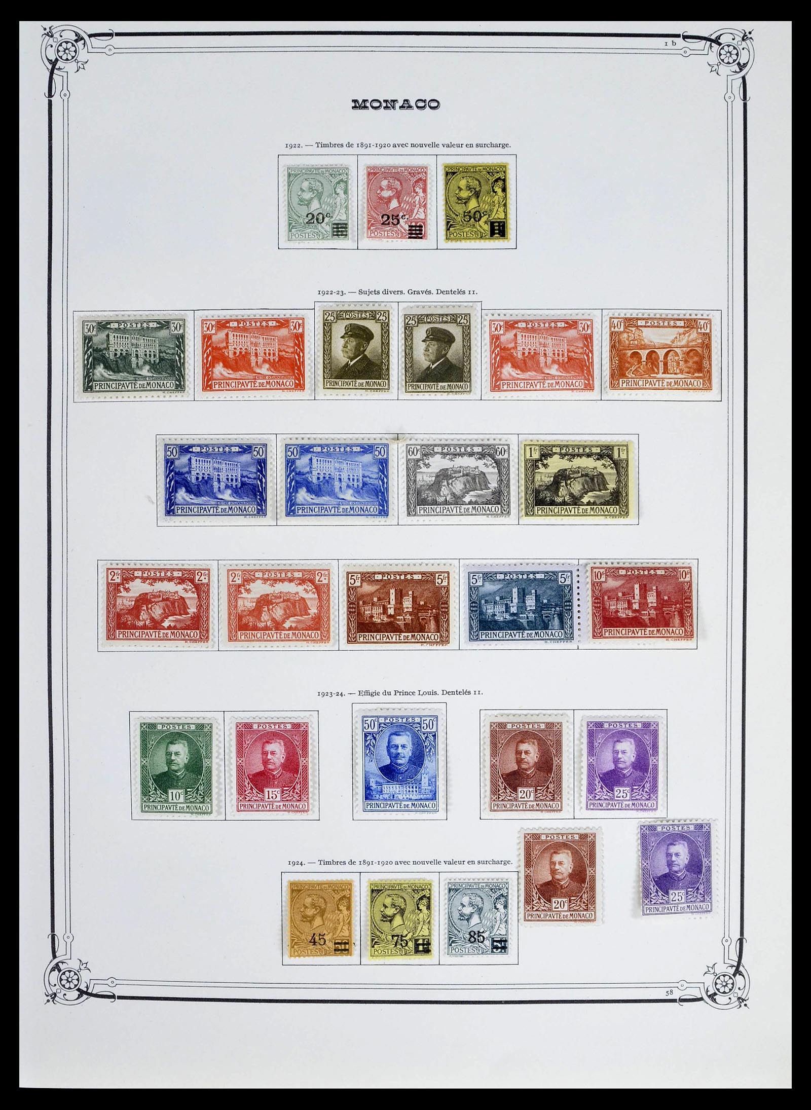39133 0004 - Stamp collection 39133 Monaco 1885-1996.