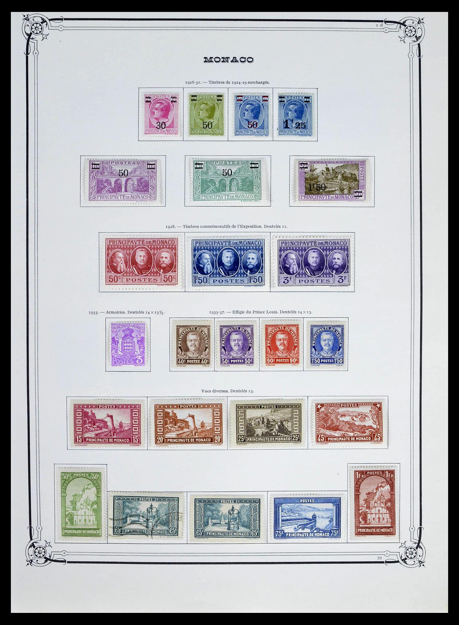 39133 0008 - Stamp collection 39133 Monaco 1885-1996.