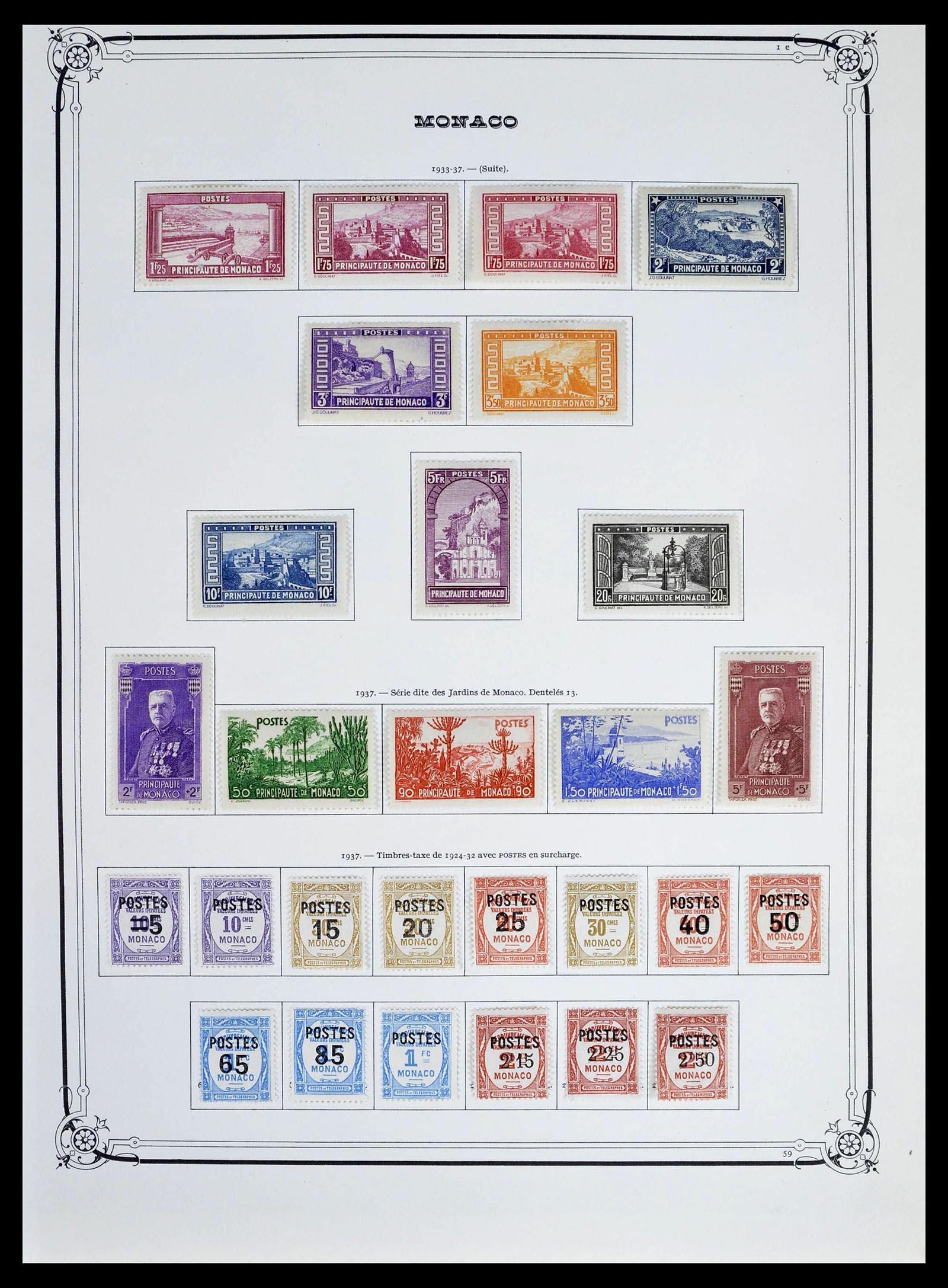 39133 0009 - Stamp collection 39133 Monaco 1885-1996.